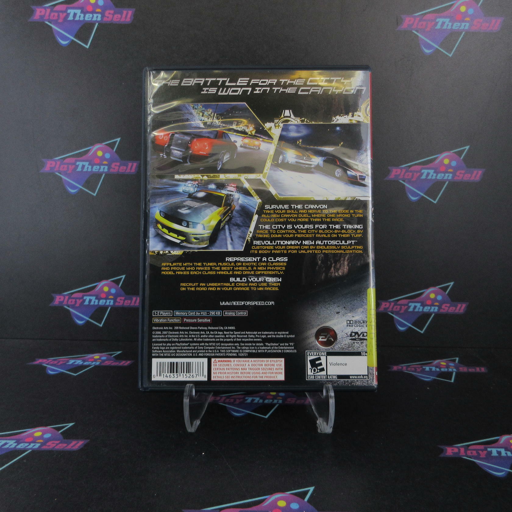Need for Speed Carbon GH BL Disc PS2 PlayStation 2 AD/NM - Very Good