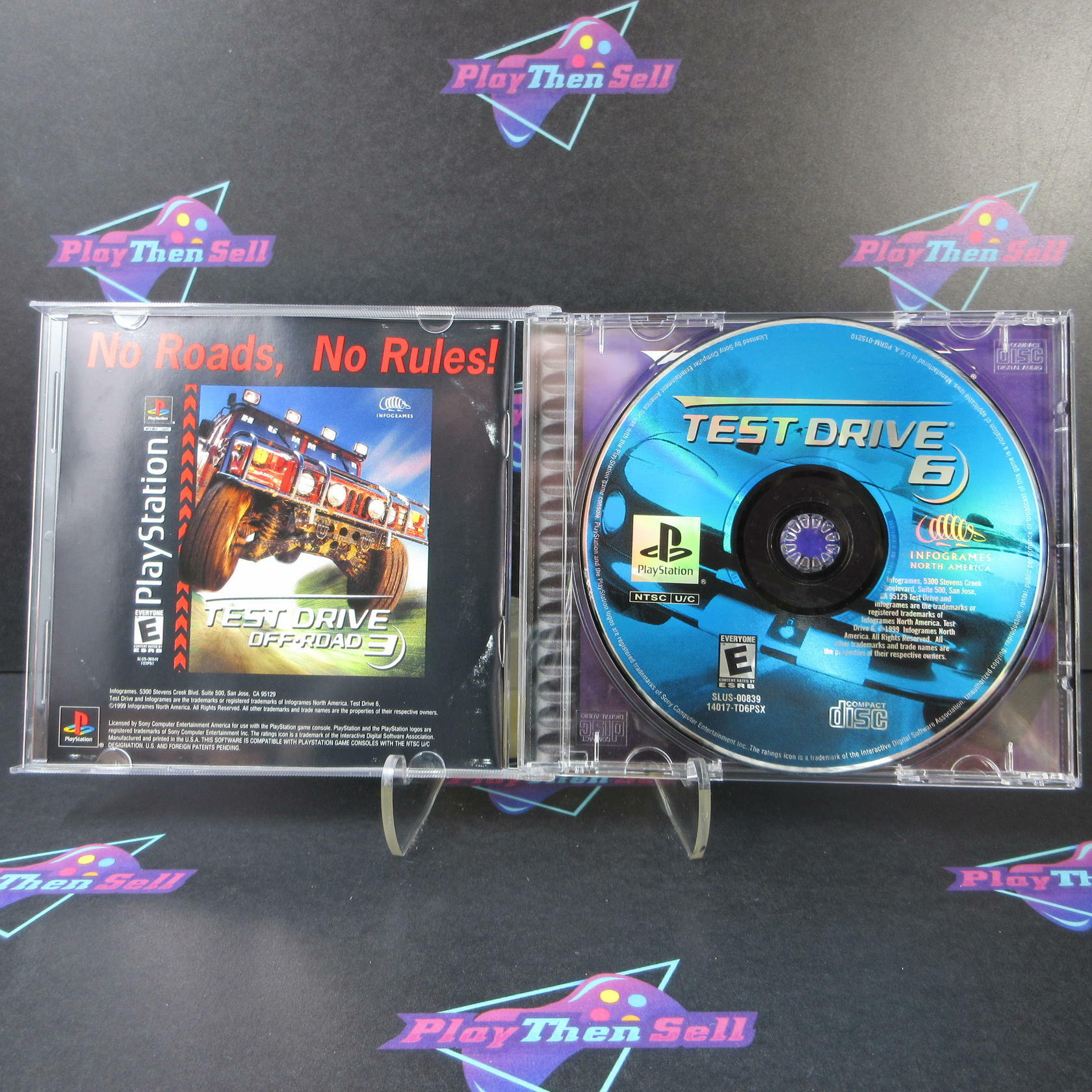 Test Drive 6 PS1 PlayStation 1 + Reg Card - Like New