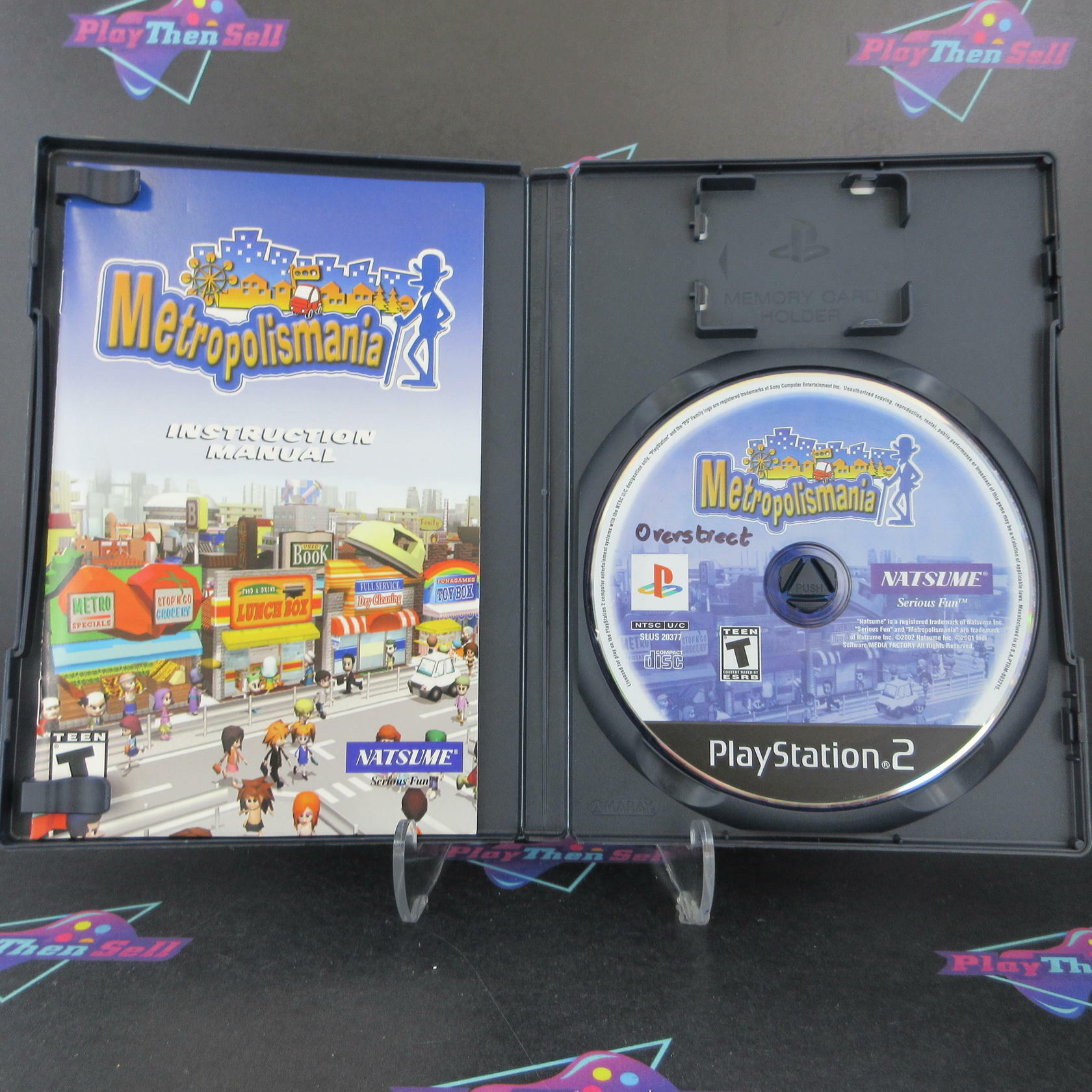 Metropolismania PS2 PlayStation 2 DD + Reg Card Complete CIB - Very Good