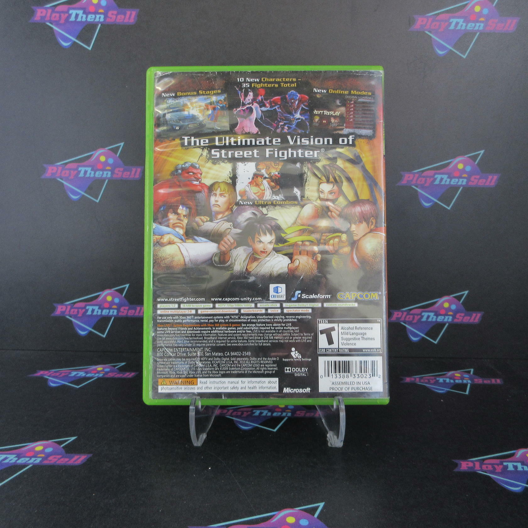 Super Street Fighter IV Xbox 360 AD/NM - Very Good