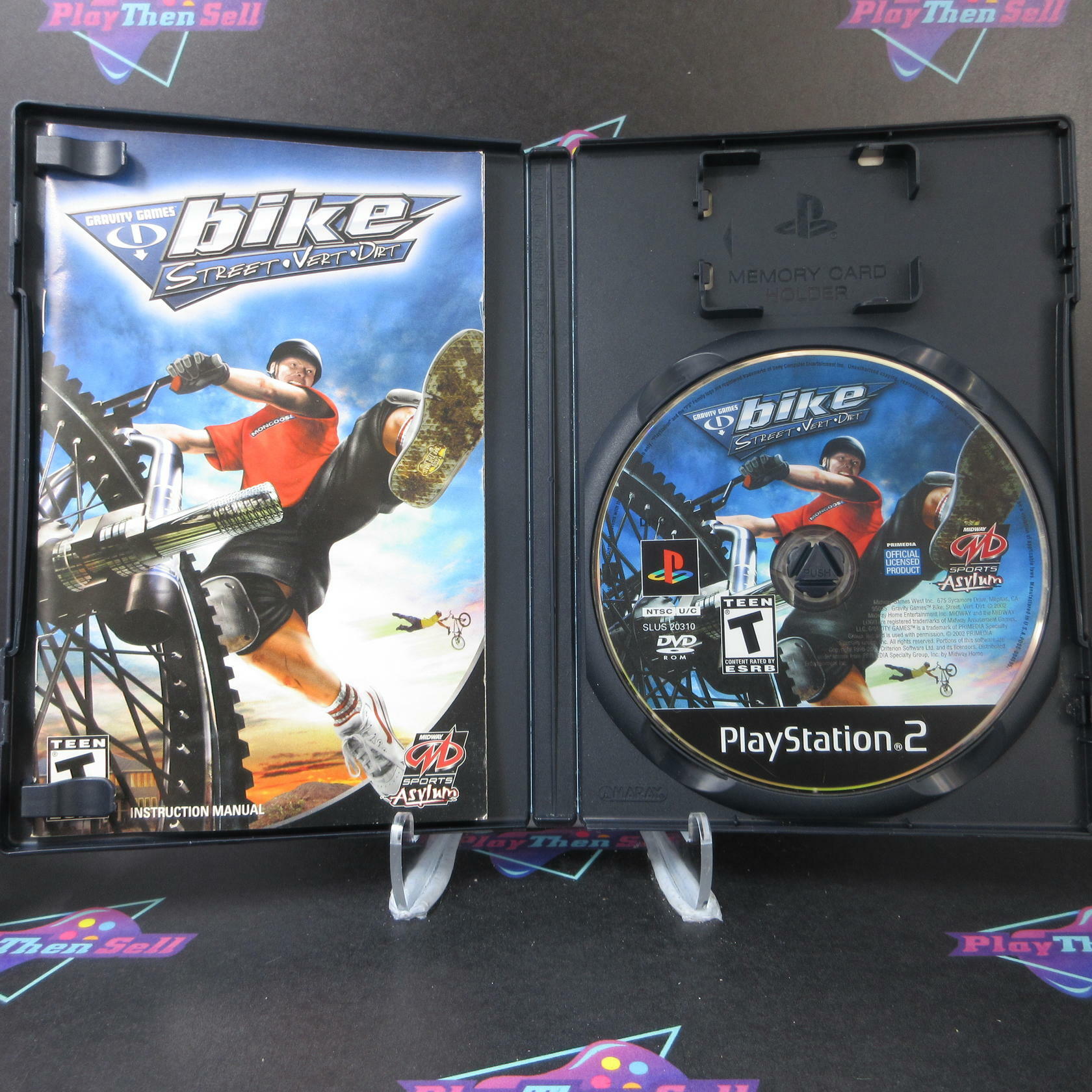 Gravity Games Bike + Reg Card PS2 PlayStation 2 AD Complete CIB - Very Good