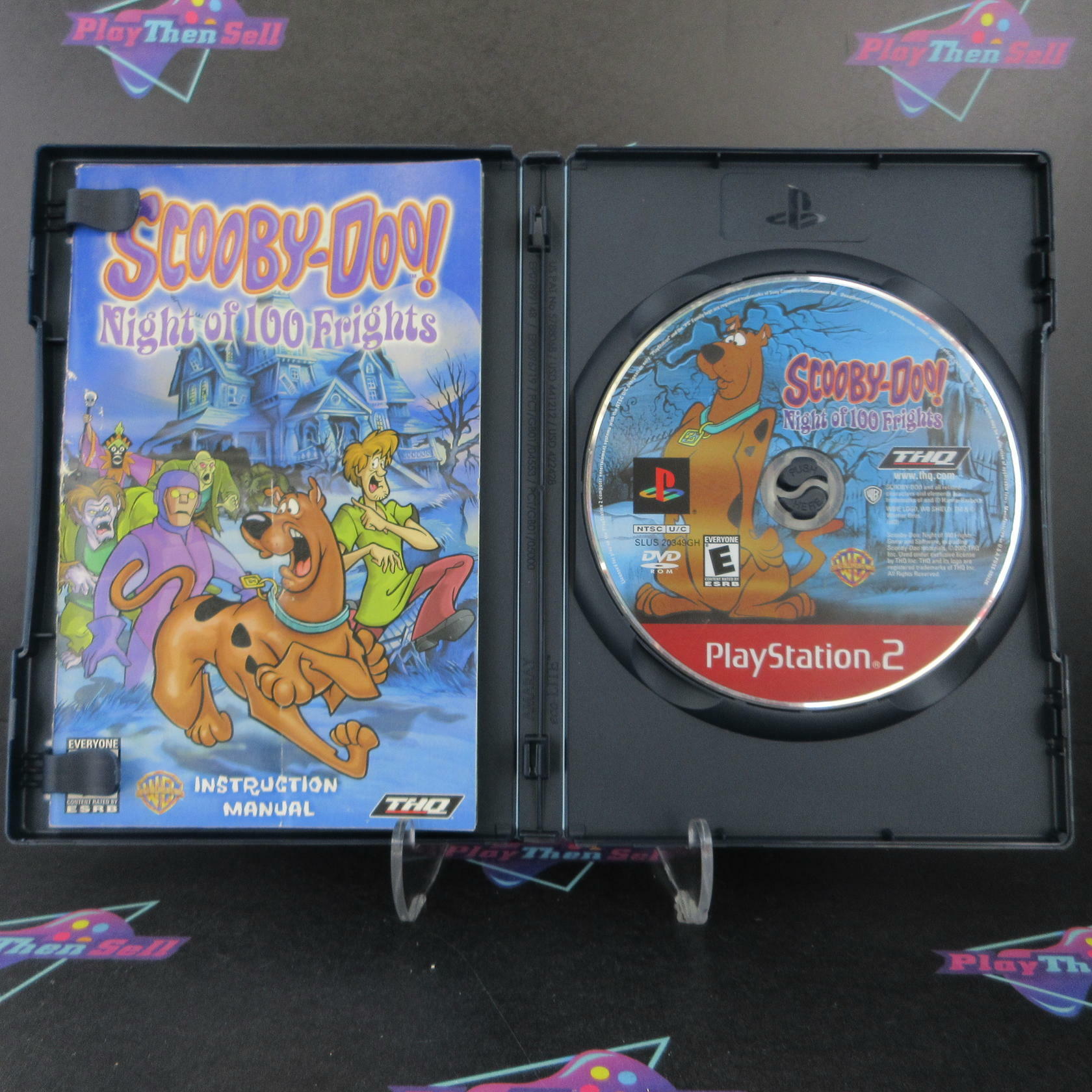 Scooby-Doo Night of 100 Frights GH PS2 PlayStation 2 MD Complete CIB - Very Good