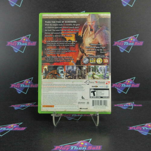 Elder Scrolls IV Oblivion Xbox 360 + Reg Card - Like New