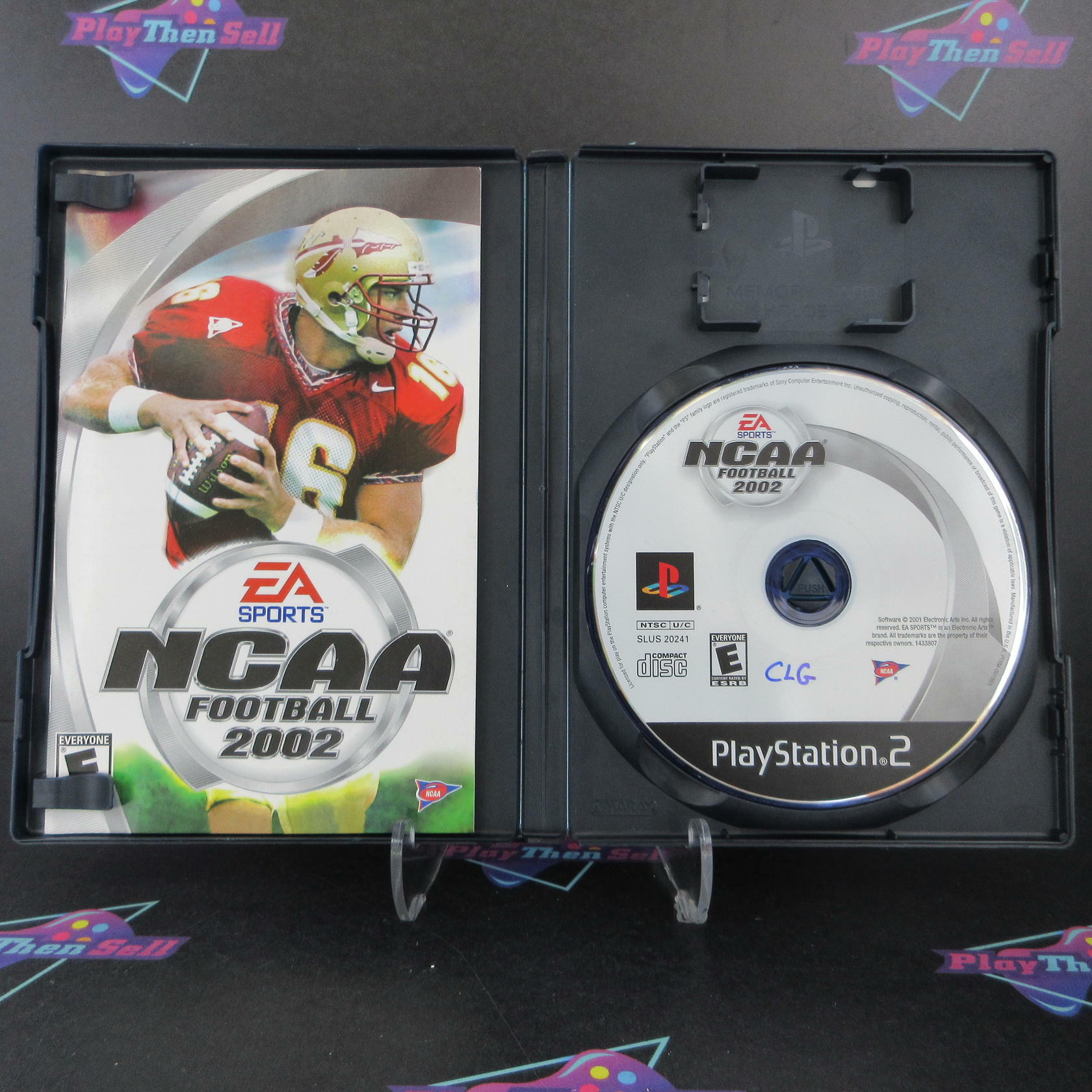 NCAA Football 2002 PS2 PlayStation 2 DD + Reg Card Complete CIB - Very Good
