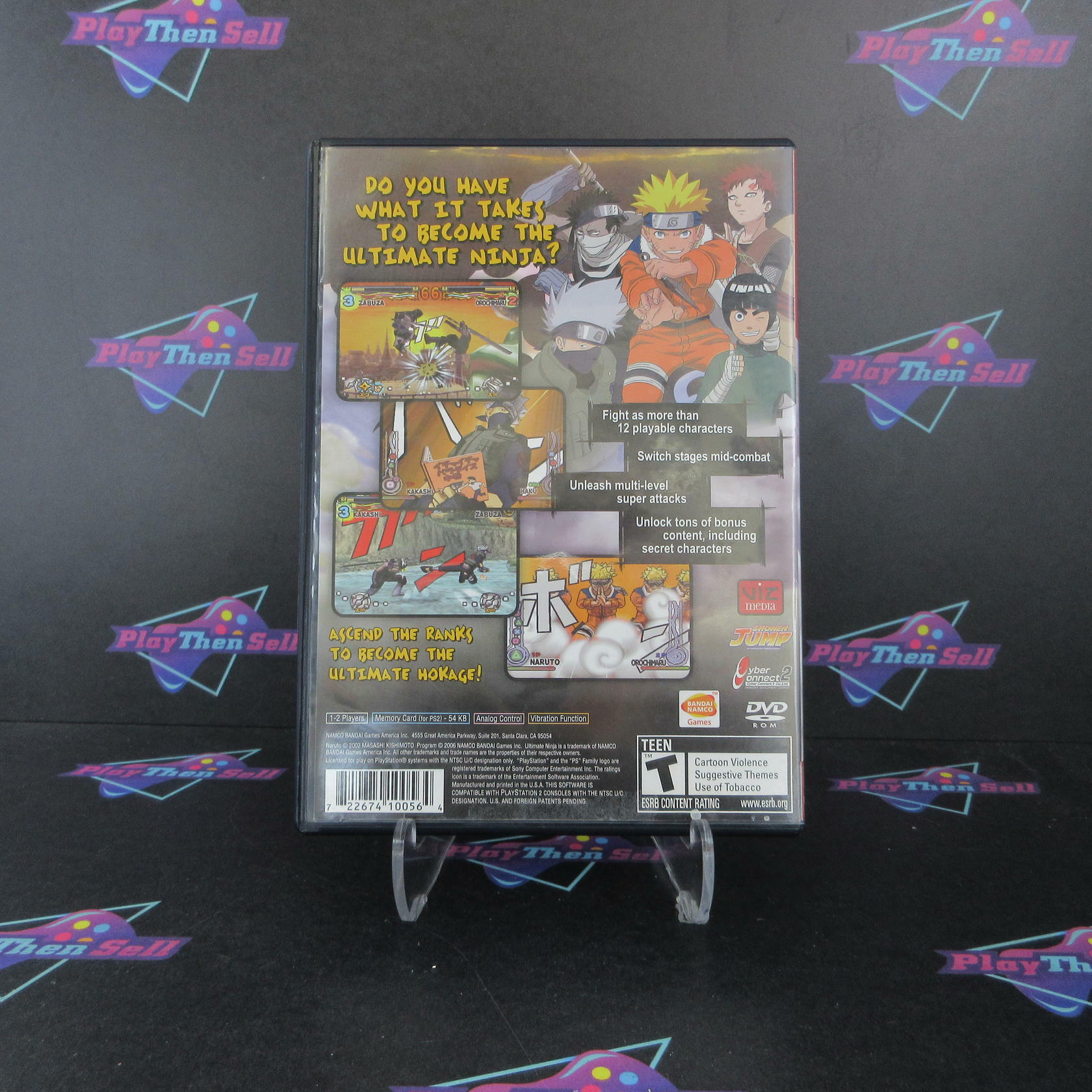 Naruto Ultimate Ninja GH PS2 PlayStation 2 AD Complete CIB - Very Good