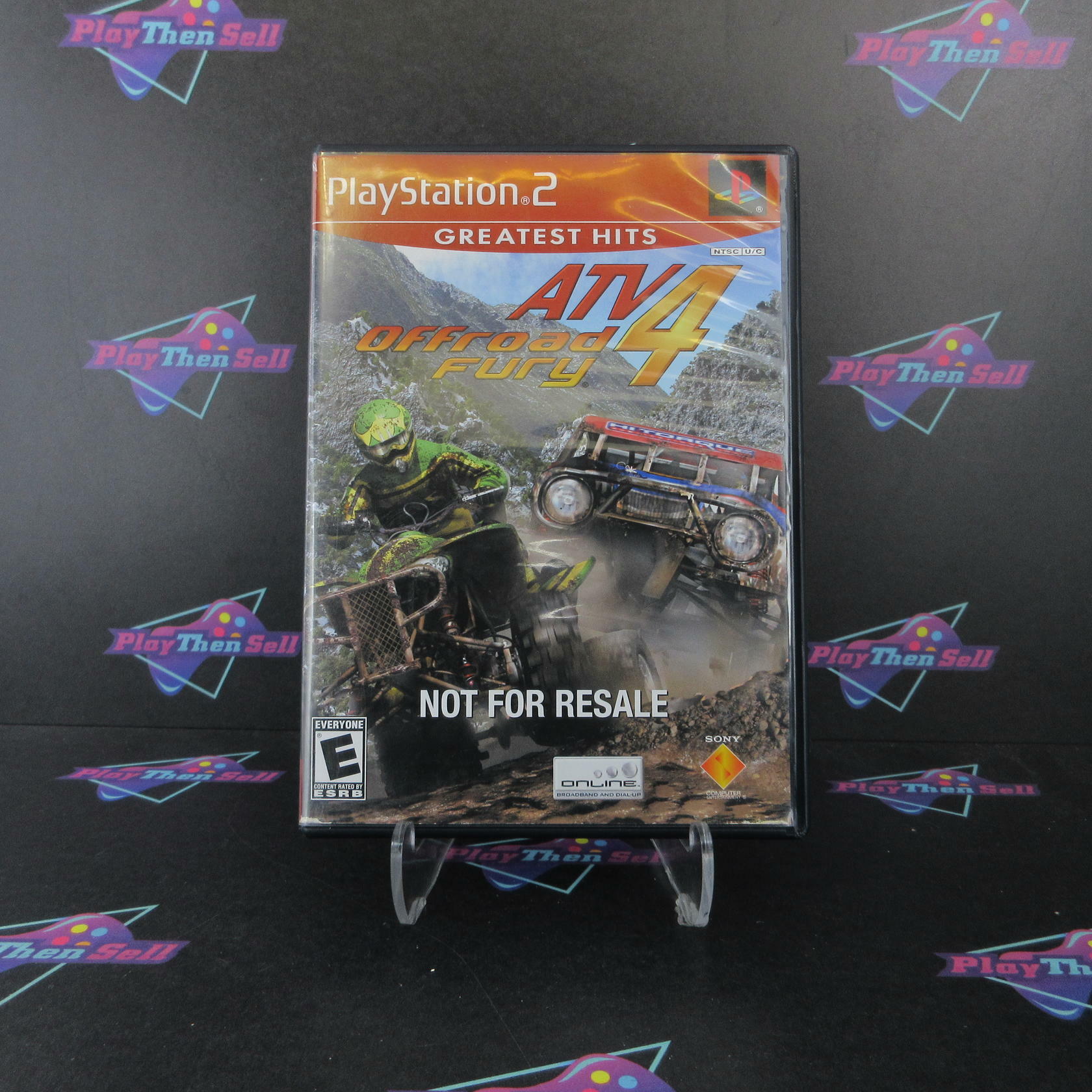 ATV Offroad Fury 4 GH PS2 PlayStation 2 AD + Reg Card Complete CIB - Very Good