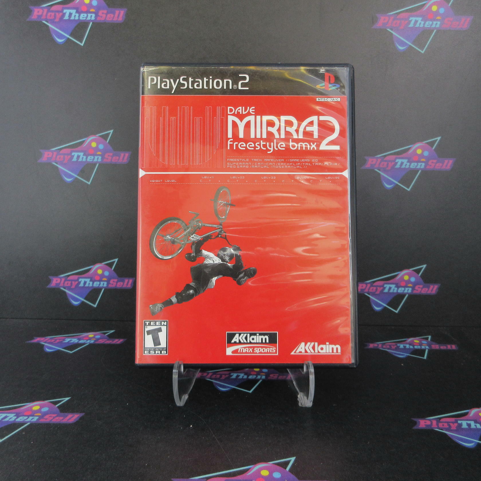 Dave Mirra 2 Freestyle BMX PS2 PlayStation 2 AD/DD + Reg Card Complete CIB - Very Good