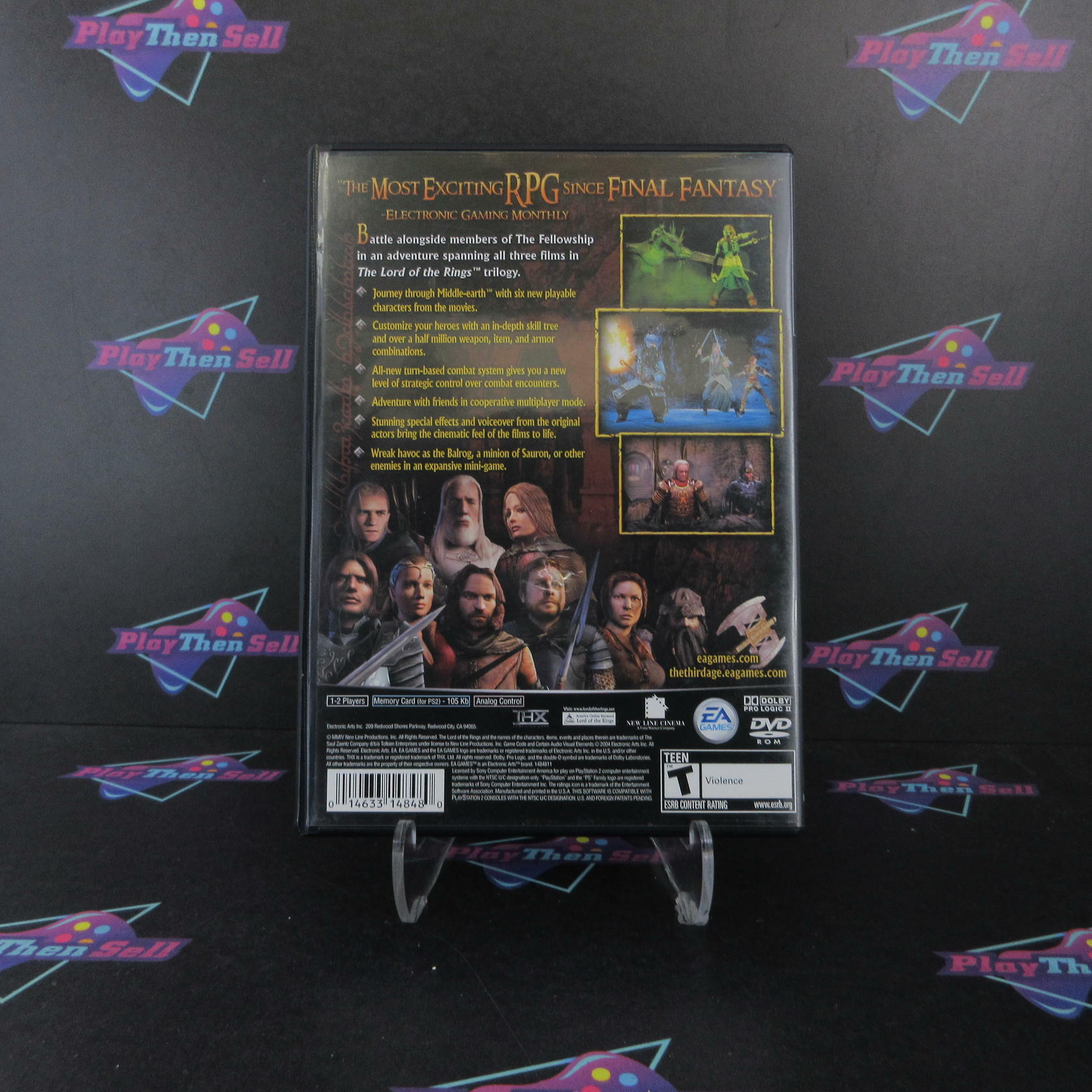 The Lord of the Rings The Third Age PS2 PlayStation 2 AD Complete CIB - Very Good