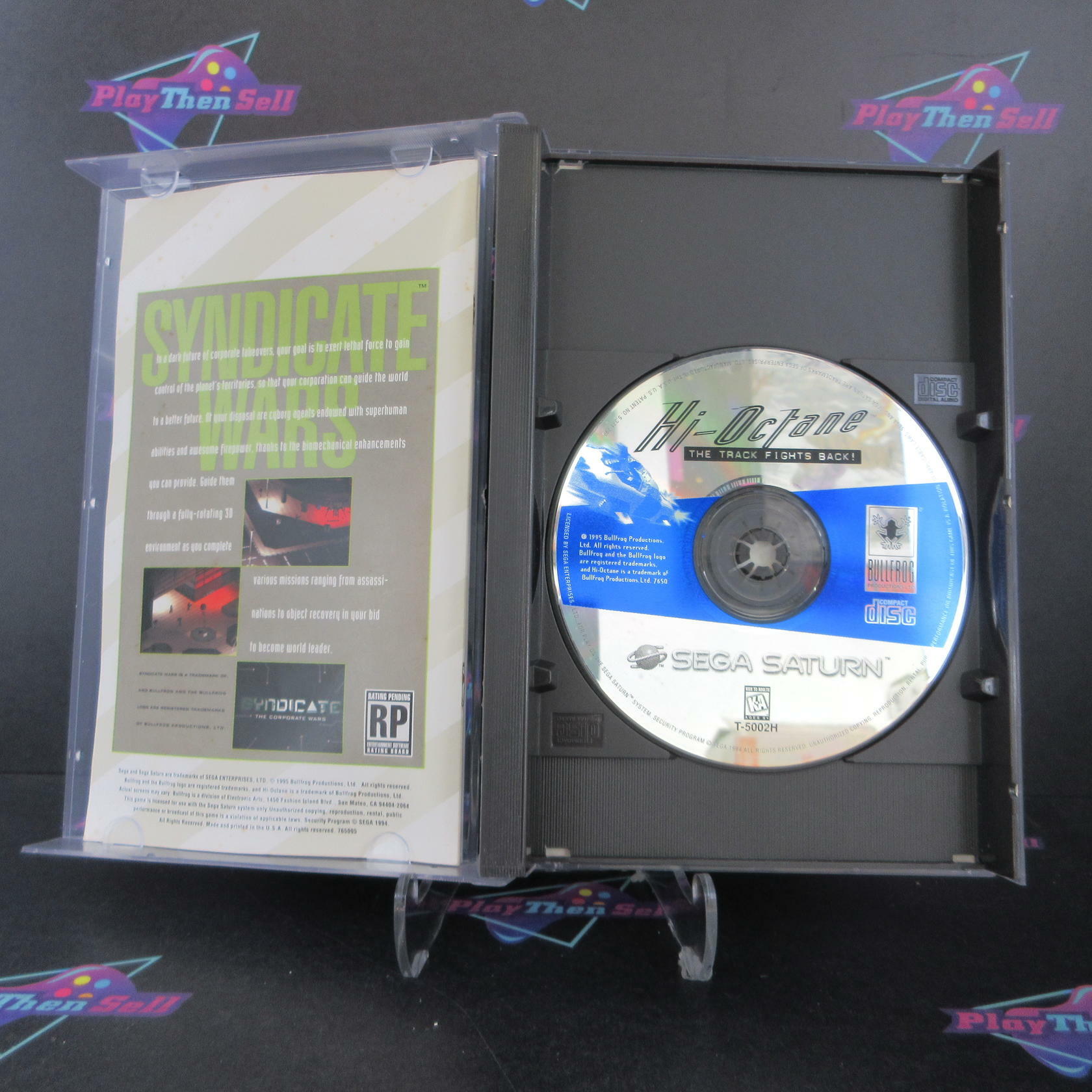 Hi-Octane Sega Saturn AD/MD Complete CIB - Very Good