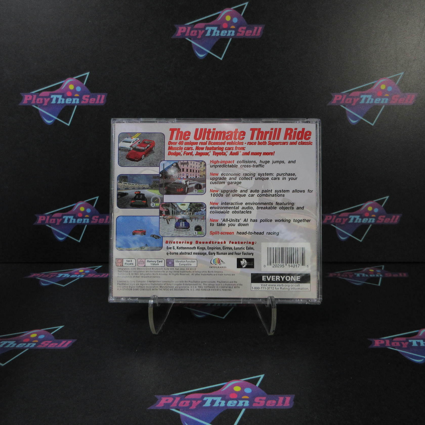 Test Drive 6 PS1 PlayStation 1 + Reg Card - Like New