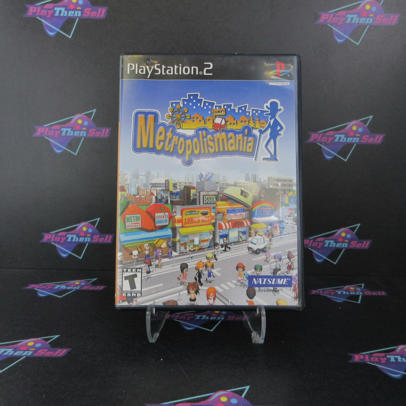 Metropolismania PS2 PlayStation 2 DD + Reg Card Complete CIB - Very Good