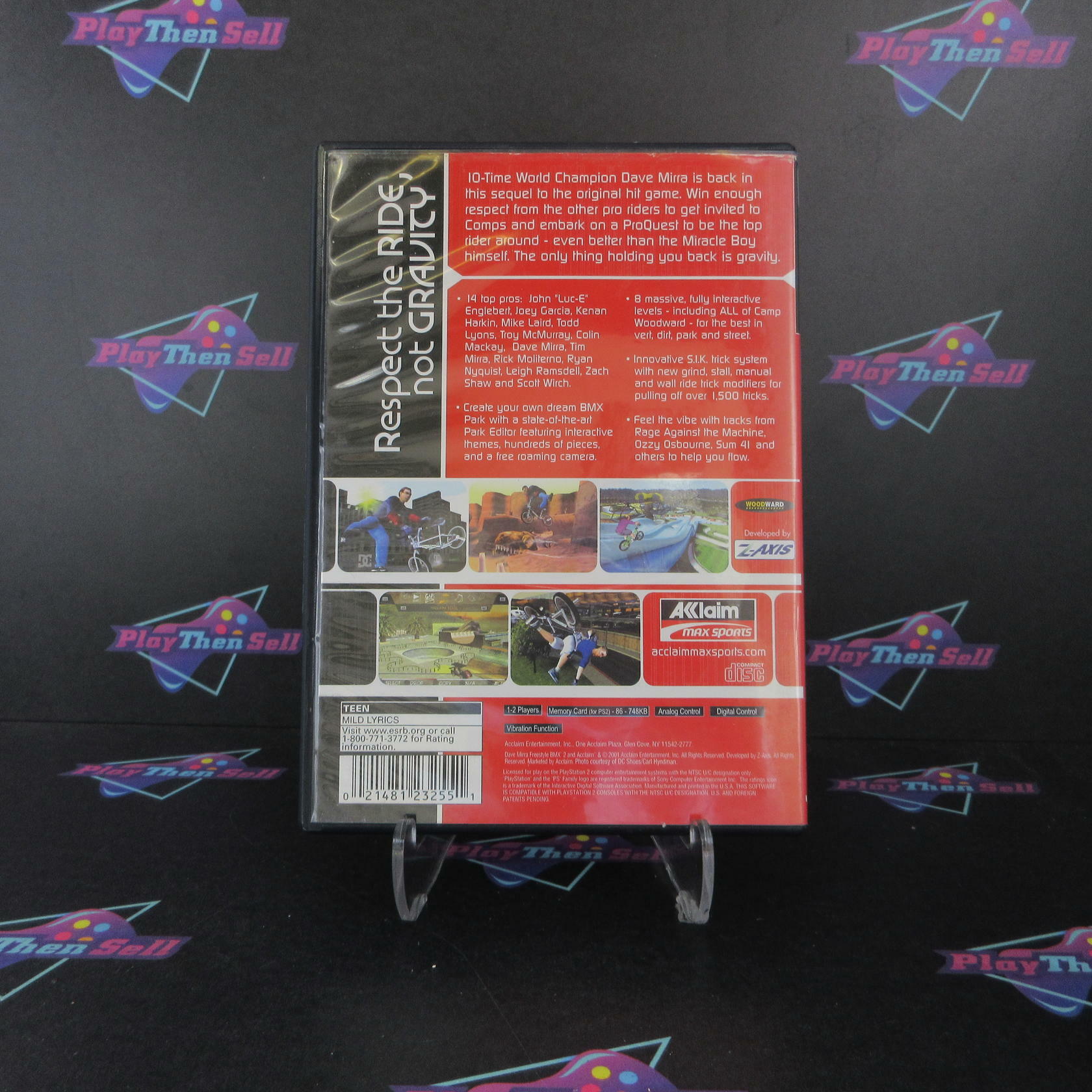 Dave Mirra 2 Freestyle BMX PS2 PlayStation 2 AD/DD + Reg Card Complete CIB - Very Good