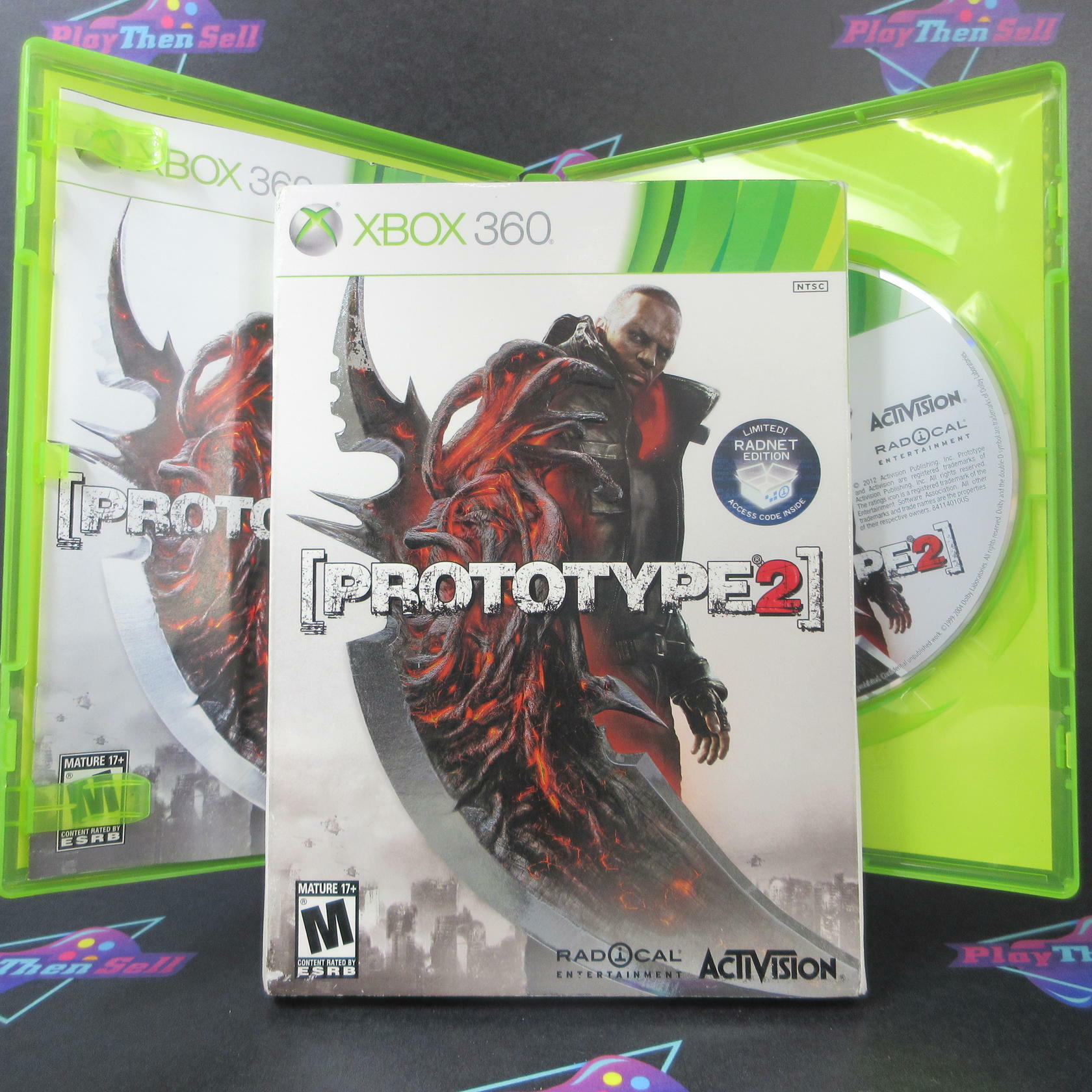 Prototype 2 Xbox 360 + Sleeve - Like New