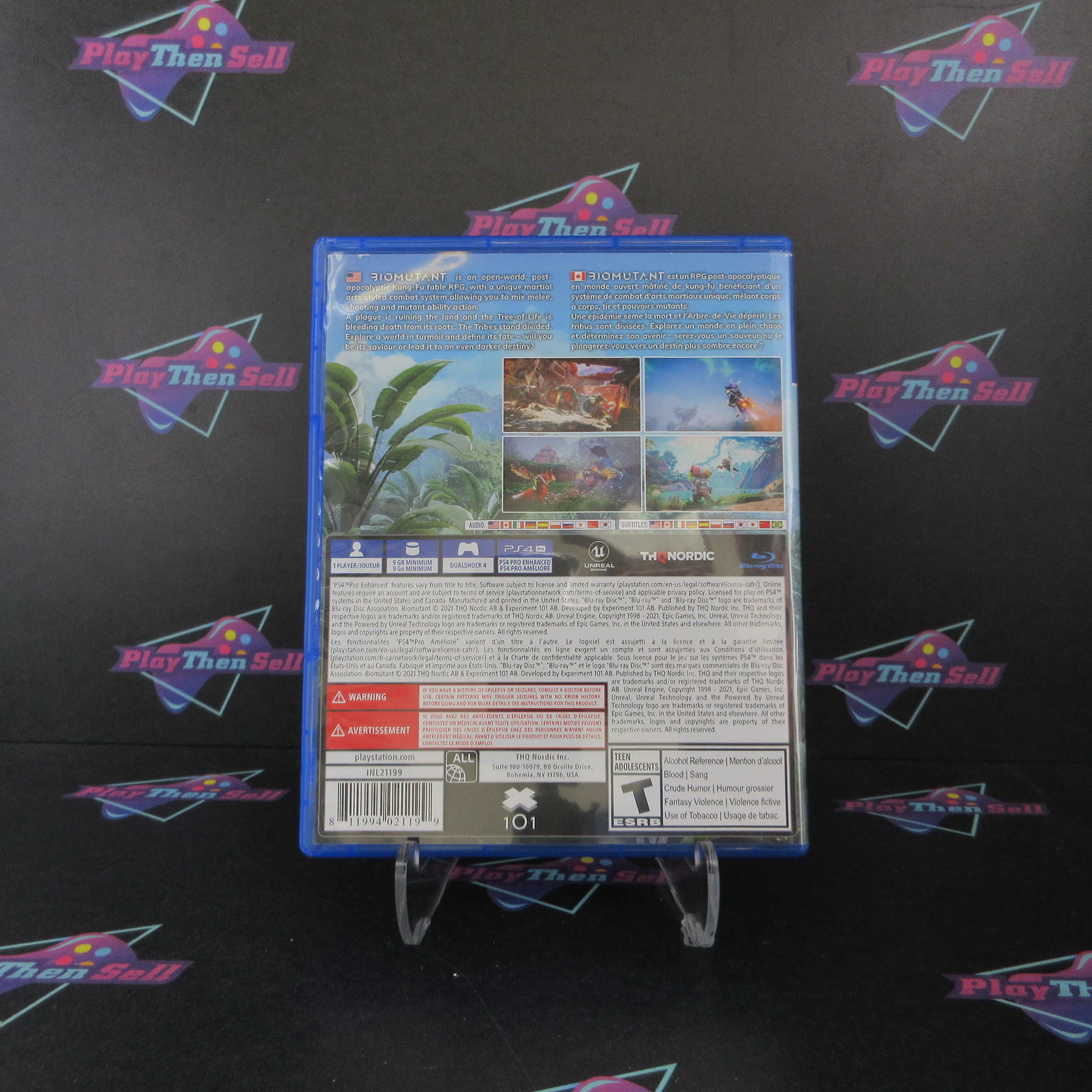 Biomutant PS4 PlayStation 4 AD Complete CIB - Very Good