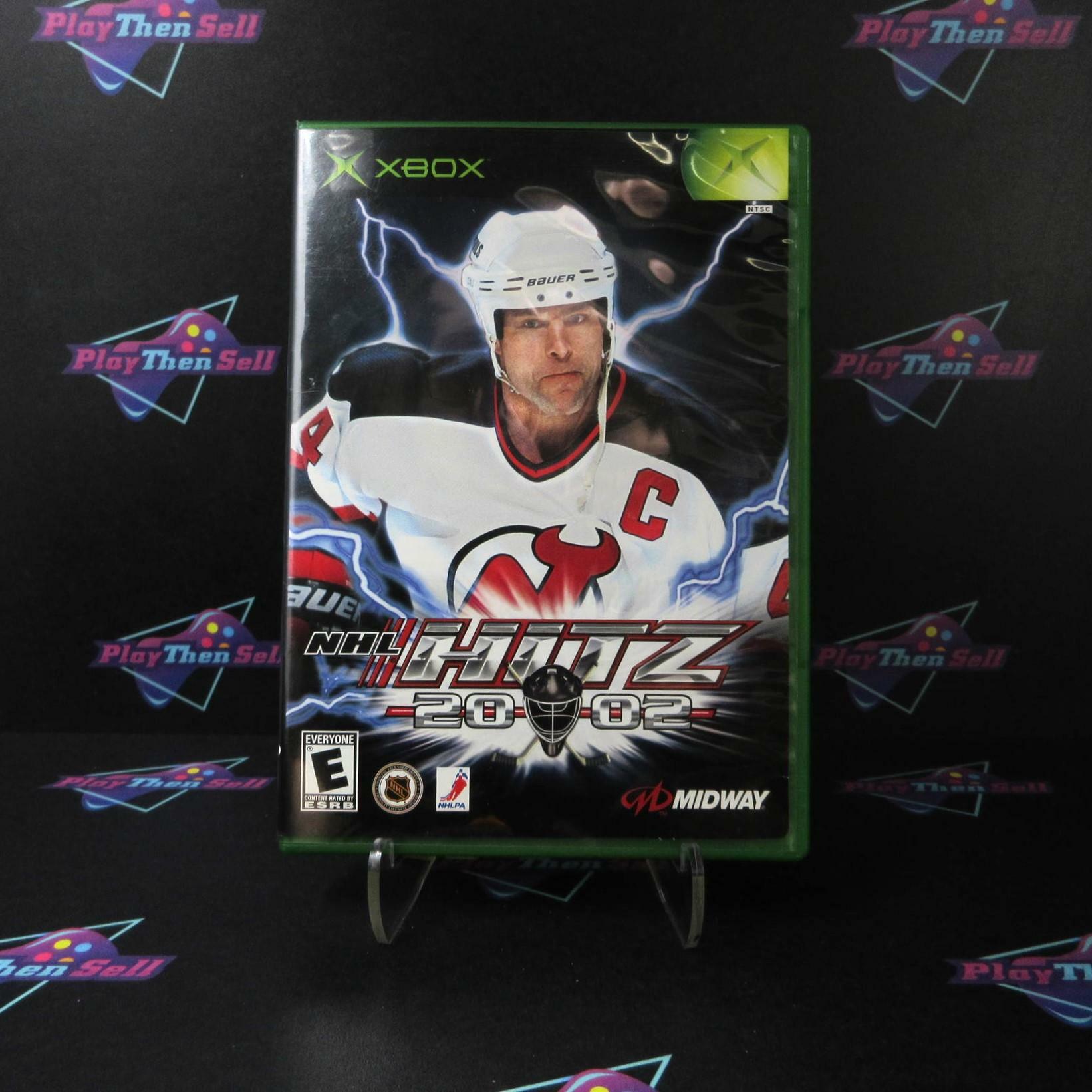 NHL Hitz 2002 - Xbox + Reg Card - Like New