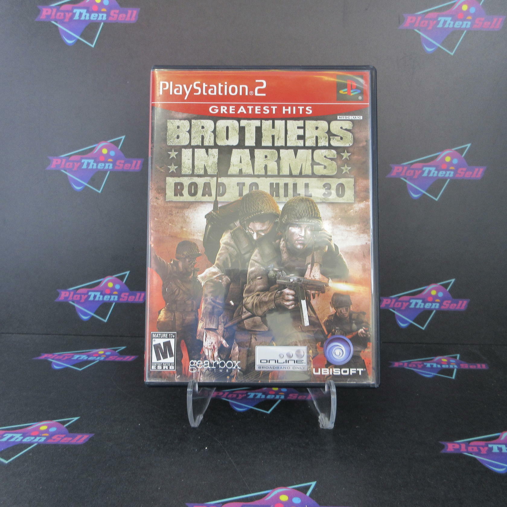 Brothers in Arms Road to Hill 30 PS2 PlayStation 2 GH - Very Good