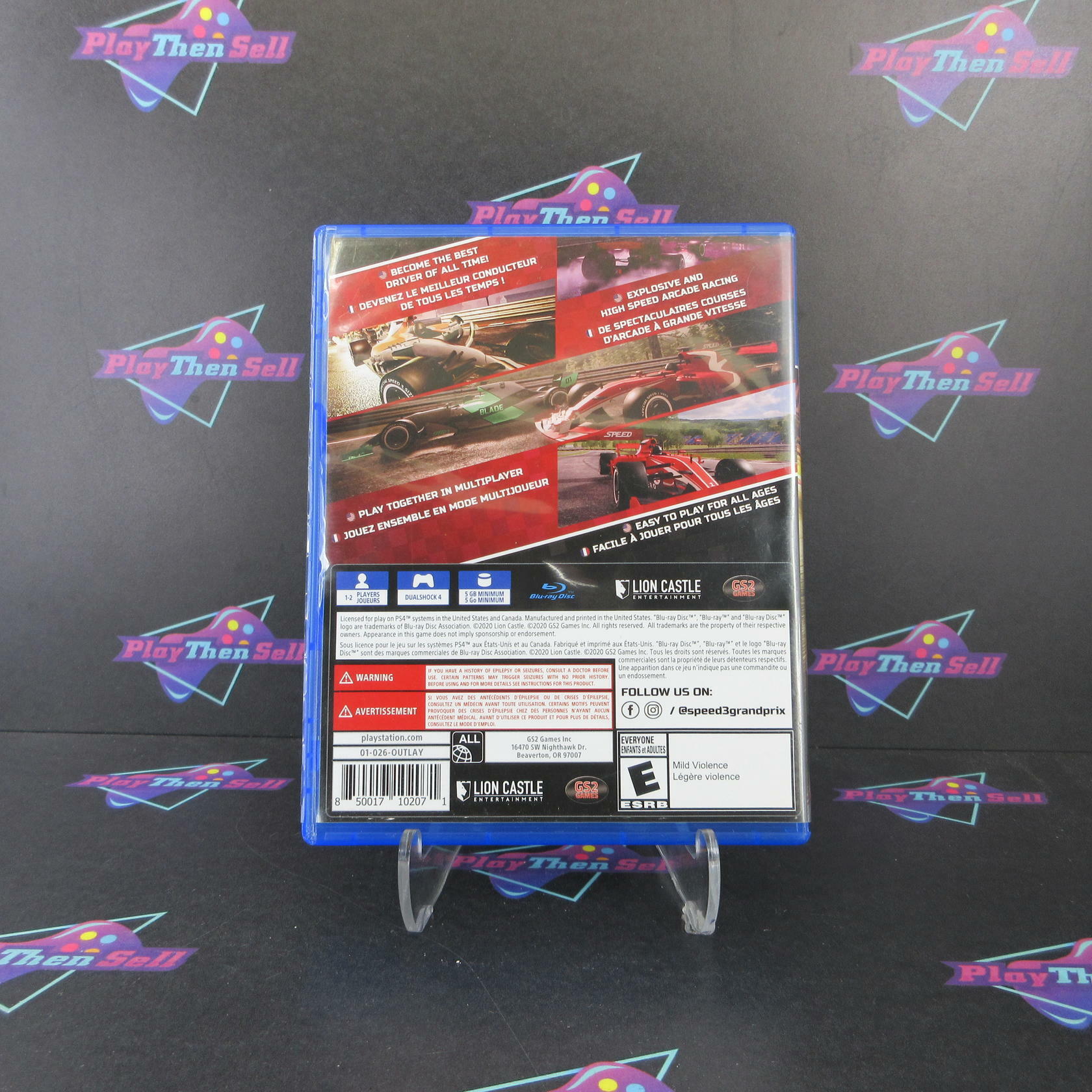 Speed 3 Grand Prix PS4 PlayStation 4 DD - Very Good