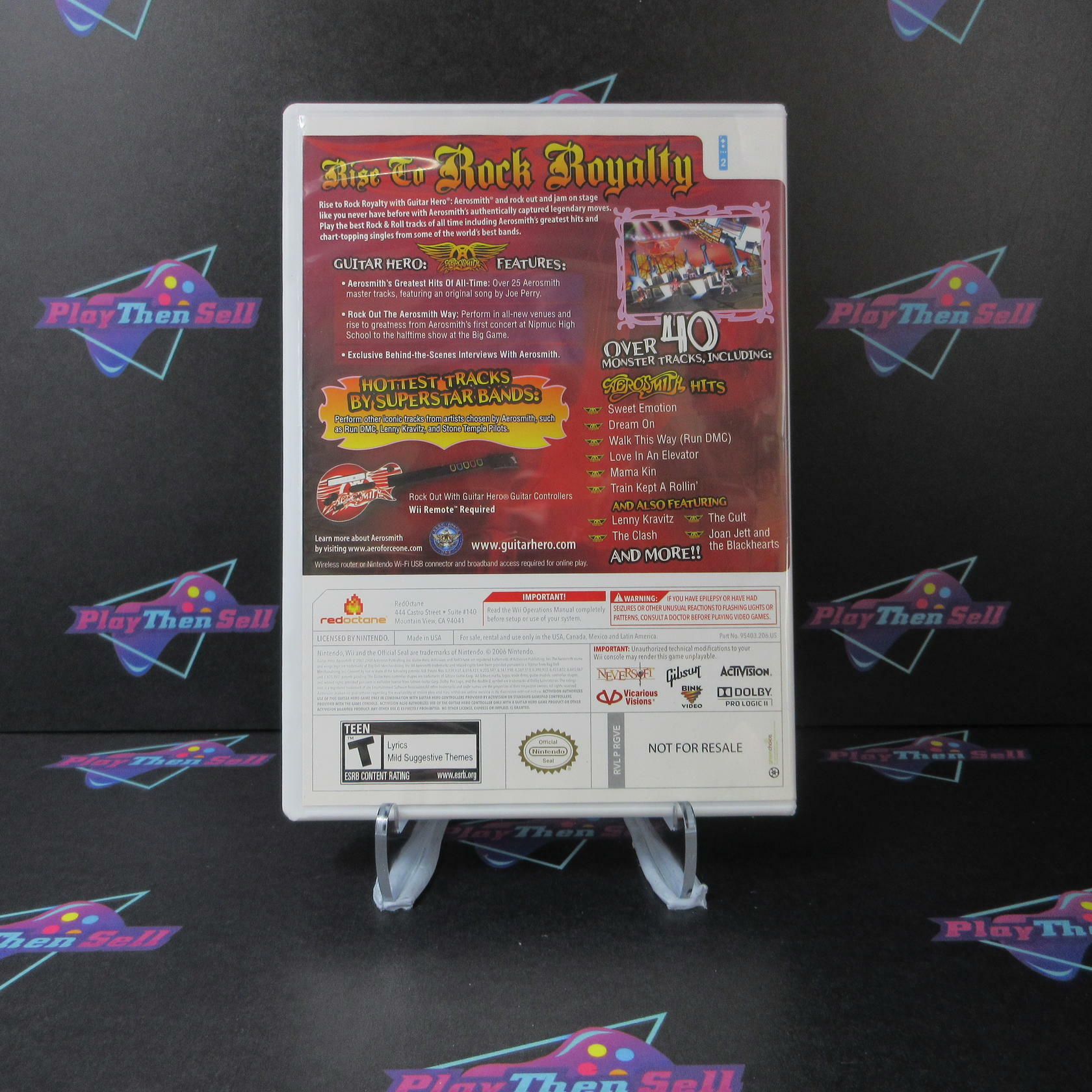Guitar Hero Aerosmith Nintendo Wii - Like New