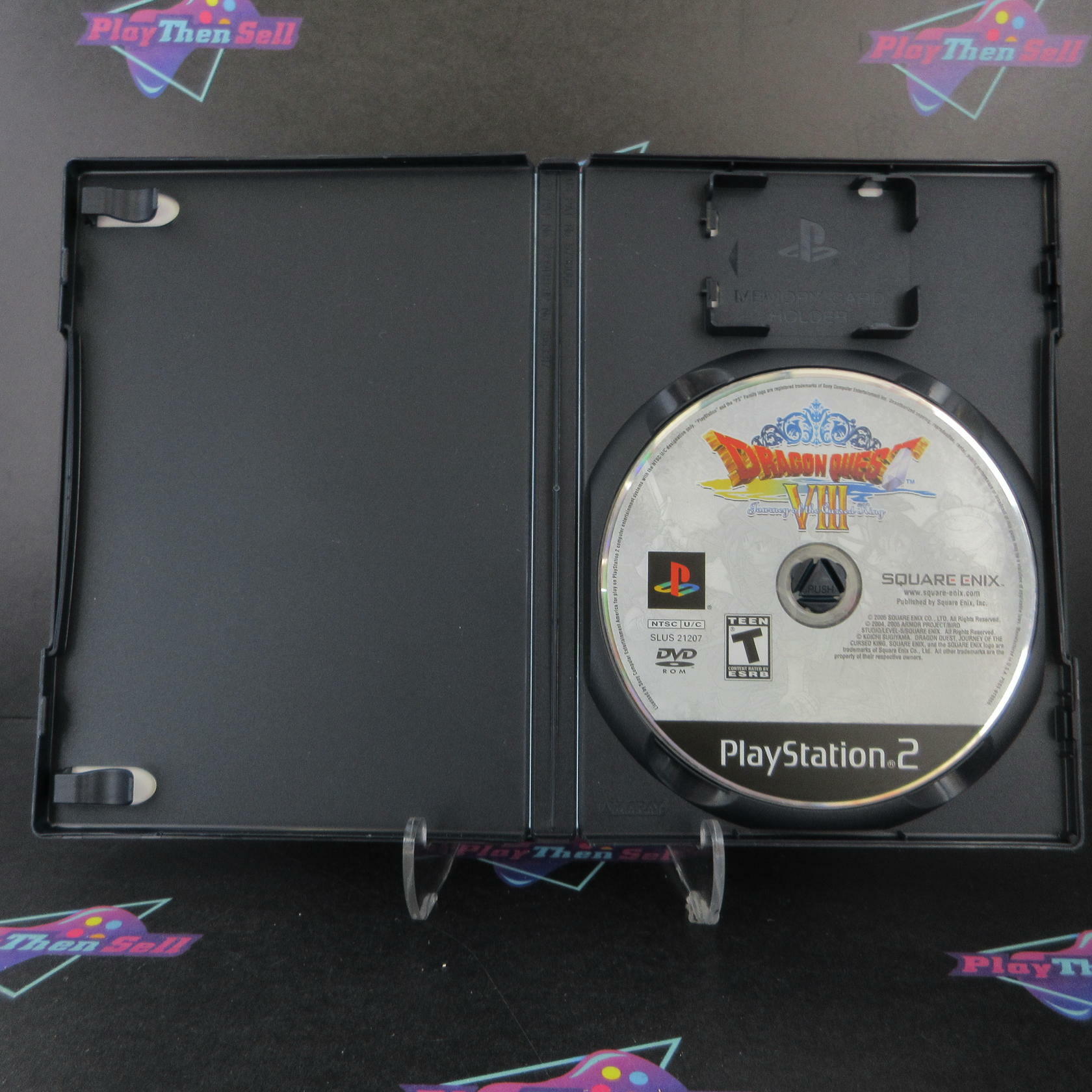 Dragon Quest VIII Journey of the Cursed King PS2 PlayStation 2 No Demo - Very Good