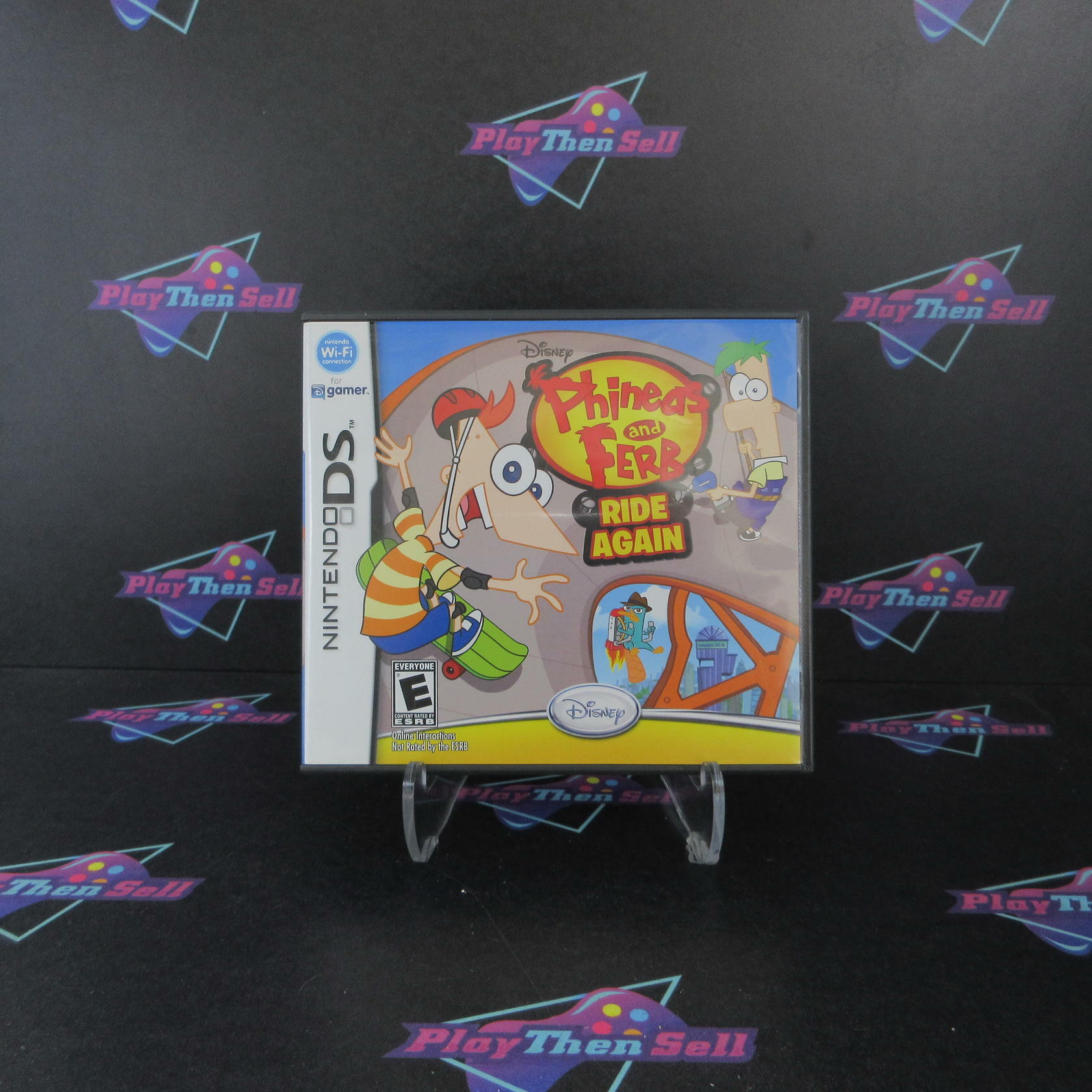 Phineas and Ferb Ride Again Nintendo DS + Poster Complete - Excellent