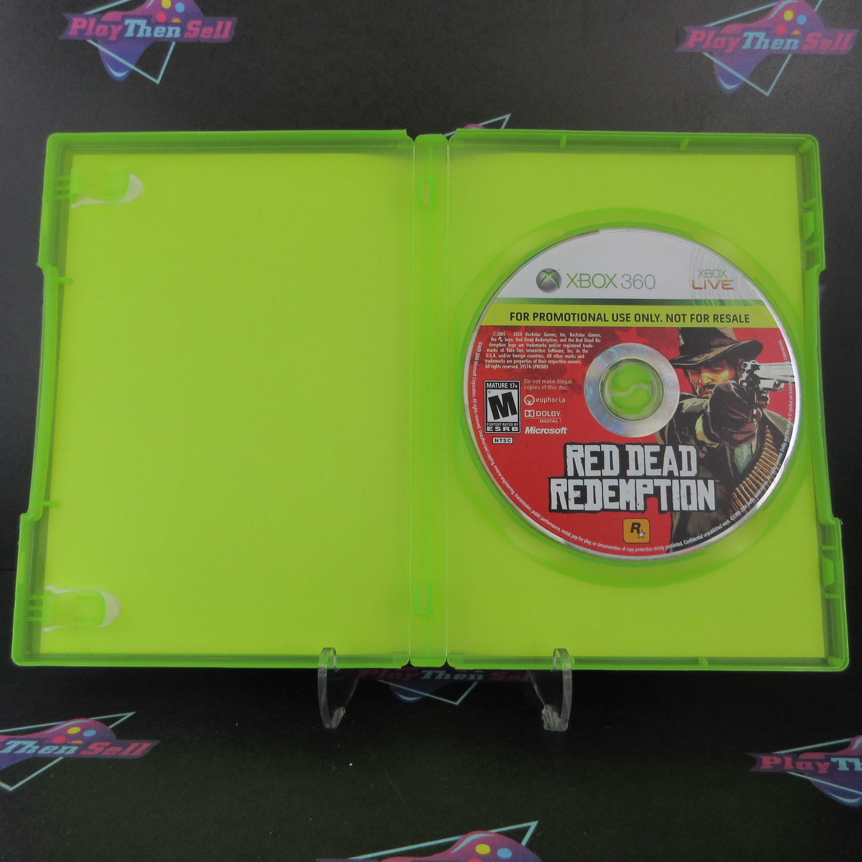 Red Dead Redemption Xbox 360 Promo Display Not For Resale - Very Good