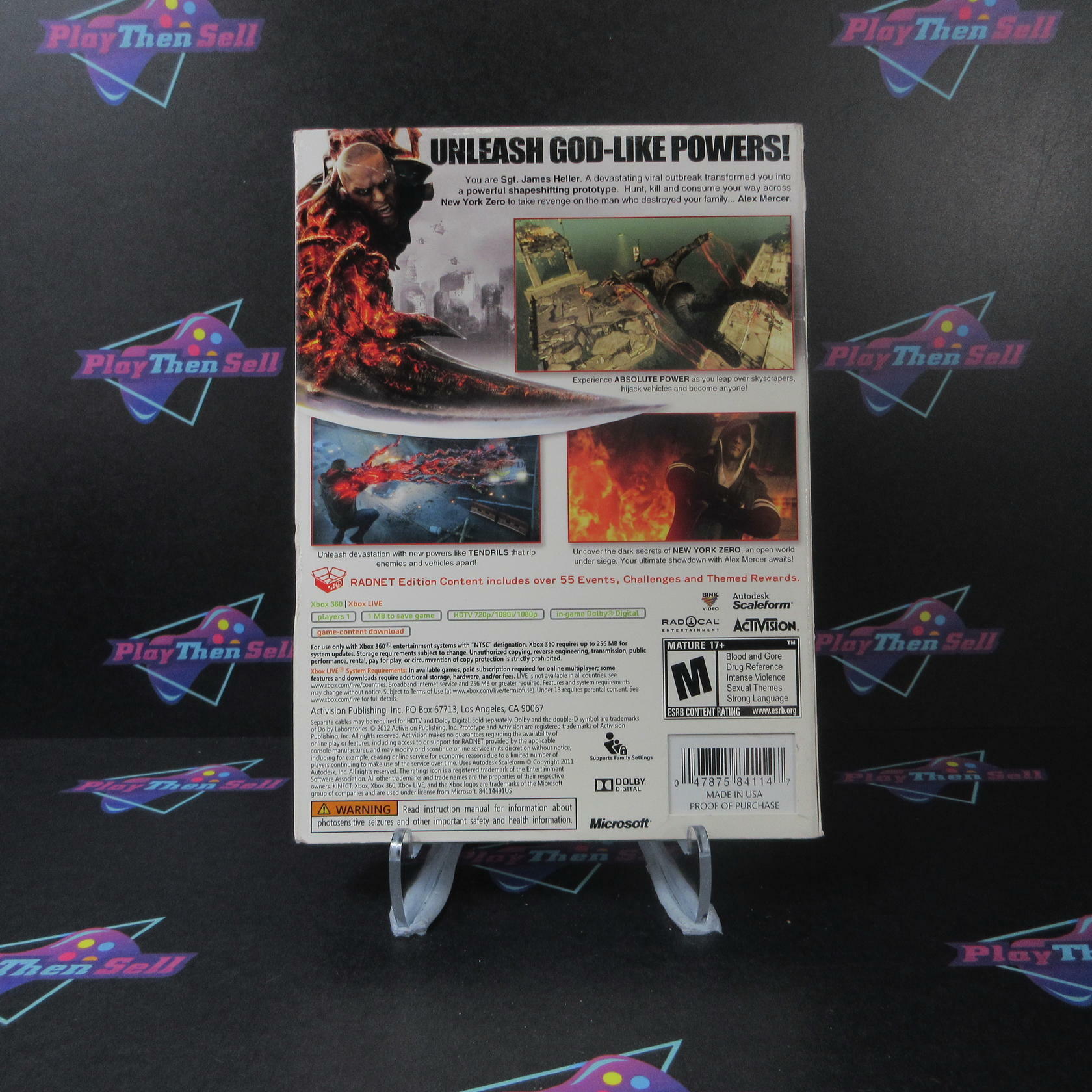 Prototype 2 Xbox 360 + Sleeve - Like New