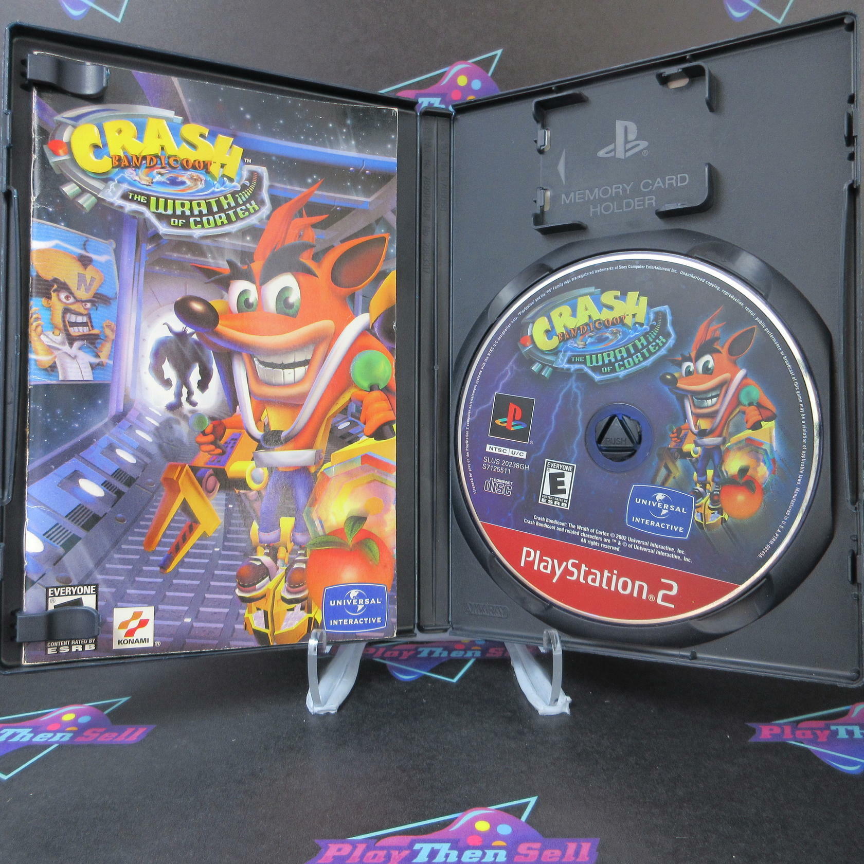 Crash Bandicoot The Wrath of Cortex GH + Reg Card PS2 AD Complete - Very Good
