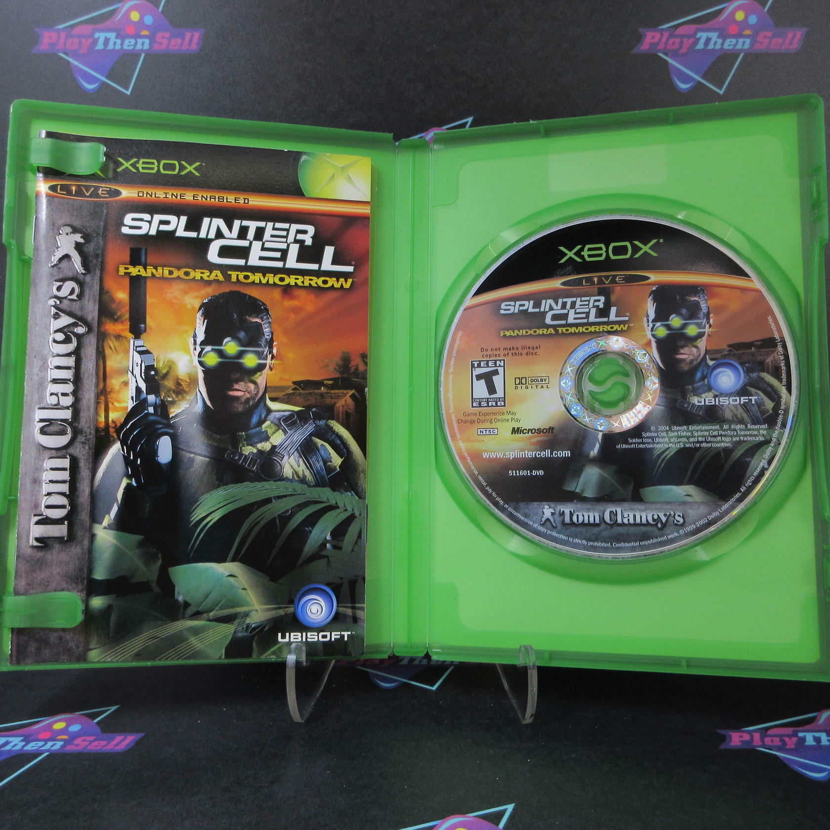 Tom Clancy's Splinter Cell Pandora Tomorrow Xbox + Reg Card - Like New