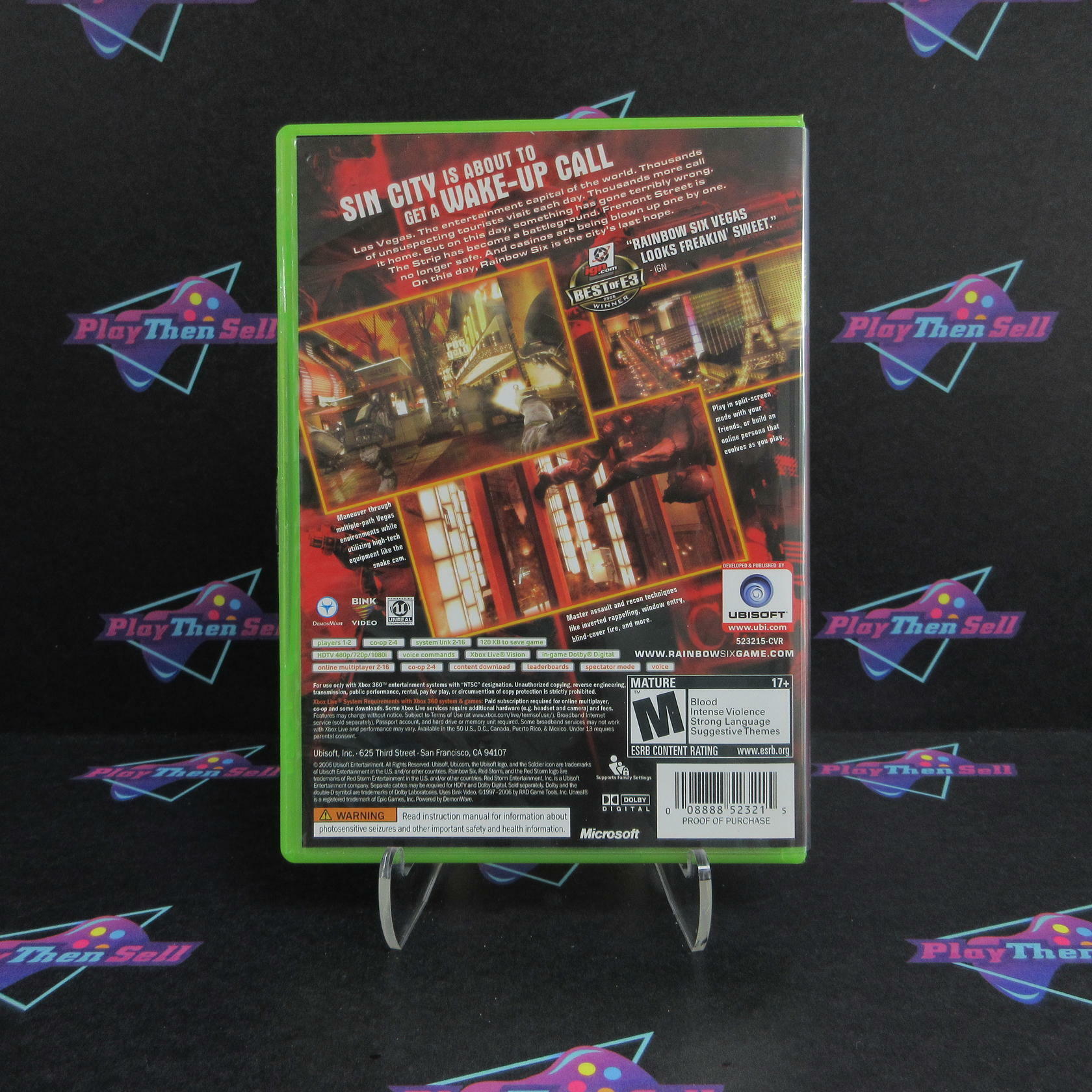 Tom Clancy's Rainbow Six Vegas Xbox 360 - Like New
