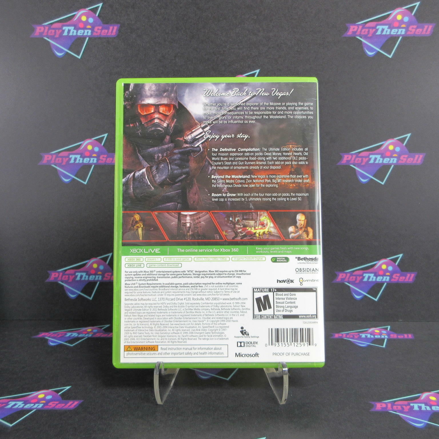 Fallout New Vegas Ultimate Edition Xbox 360 Platinum Hits - Like New