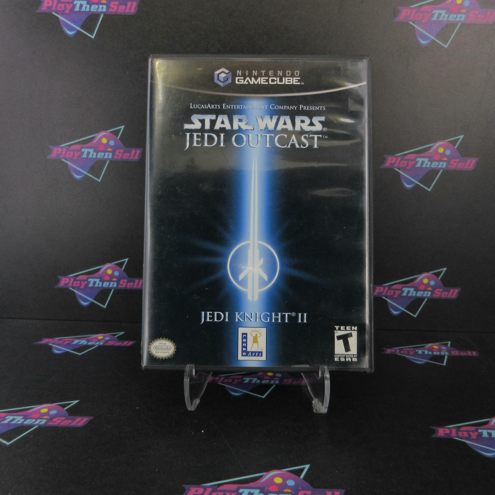 Star Wars Jedi Knight II Jedi Outcast Nintendo Gamecube + Reg Card - Very Good