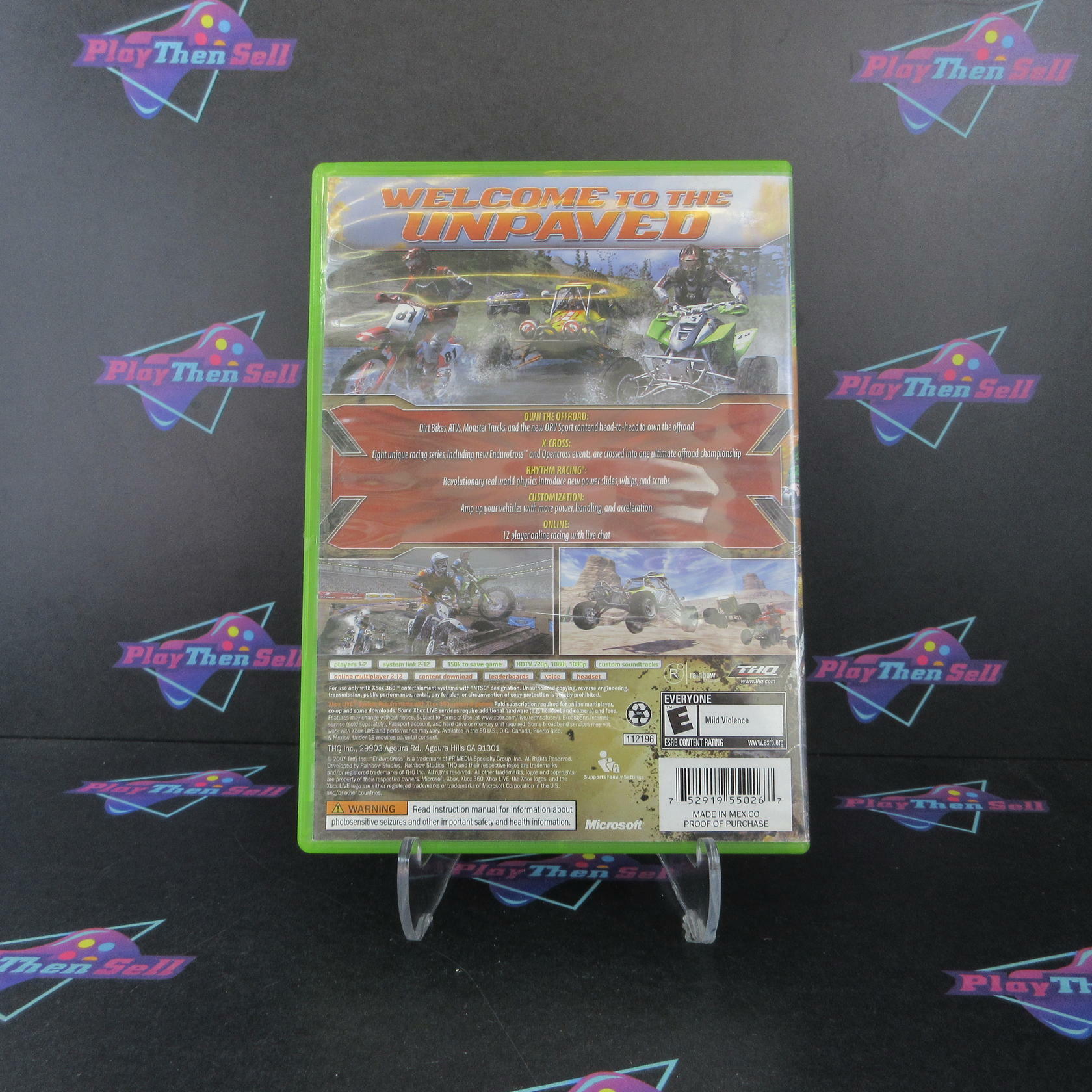 Mx Vs ATV Untamed Xbox 360 AD/NM - Very Good