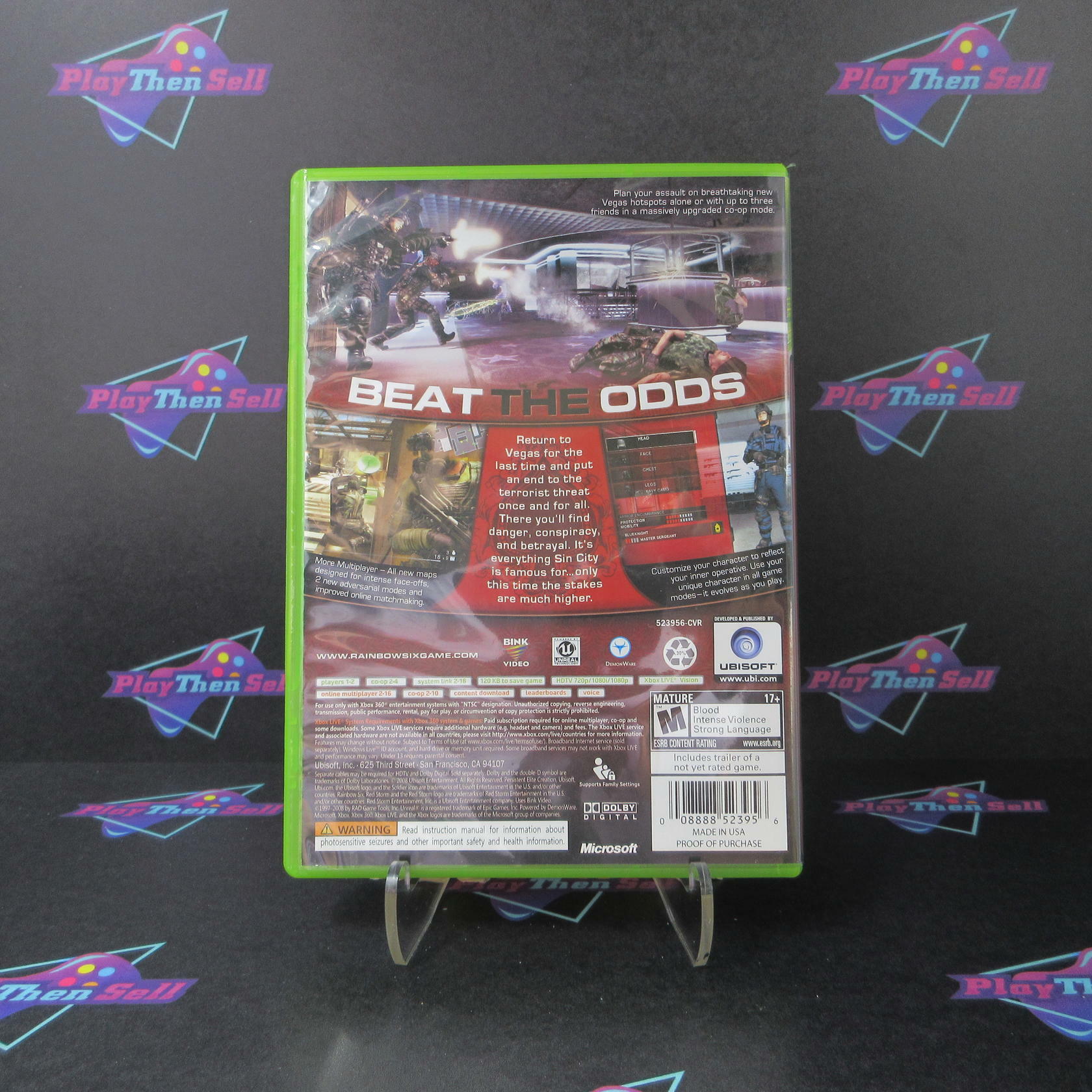 Tom Clancy's Rainbow Six Vegas 2 Xbox 360 - Like New