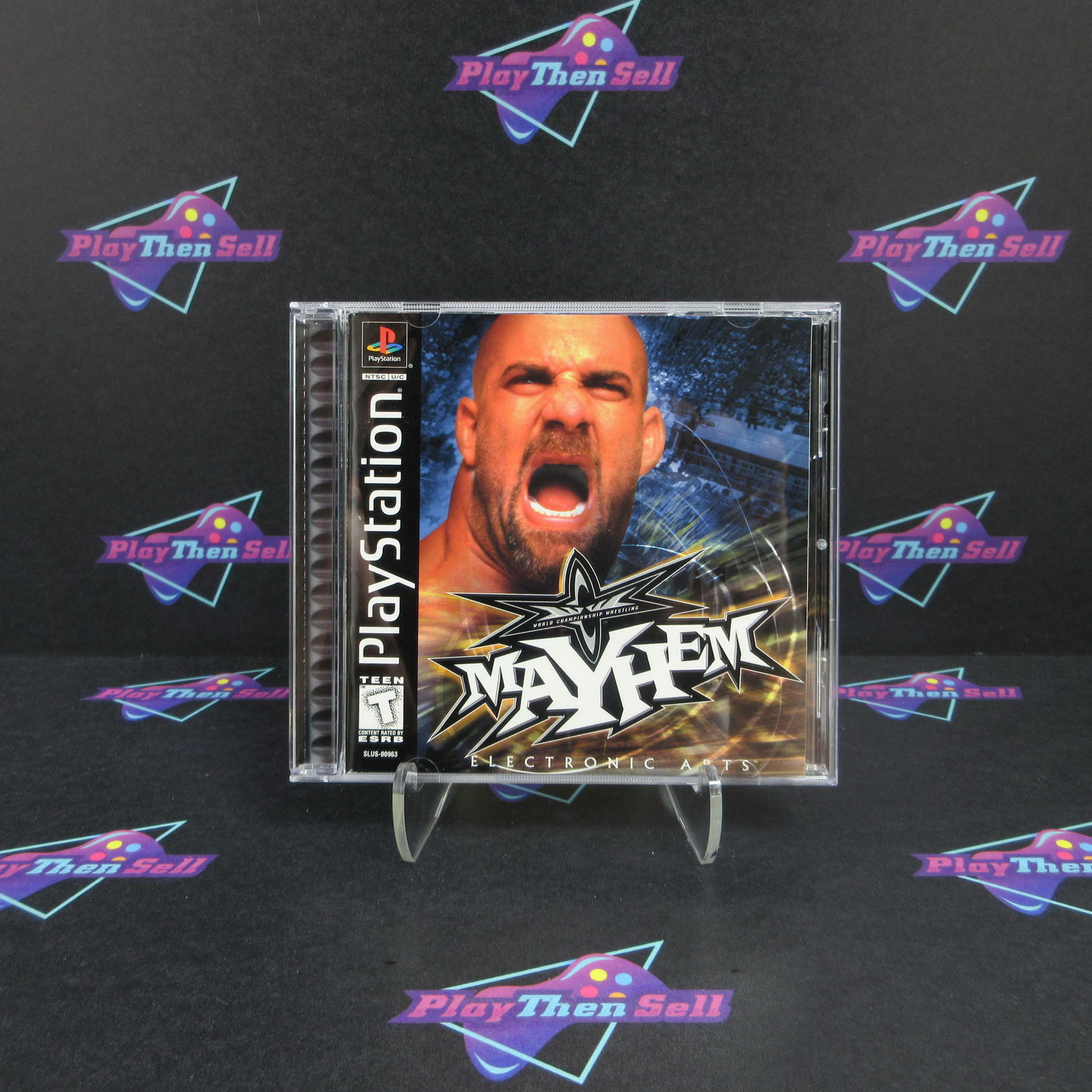 WCW Mayhem PS1 PlayStation 1 + Reg Complete - Excellent