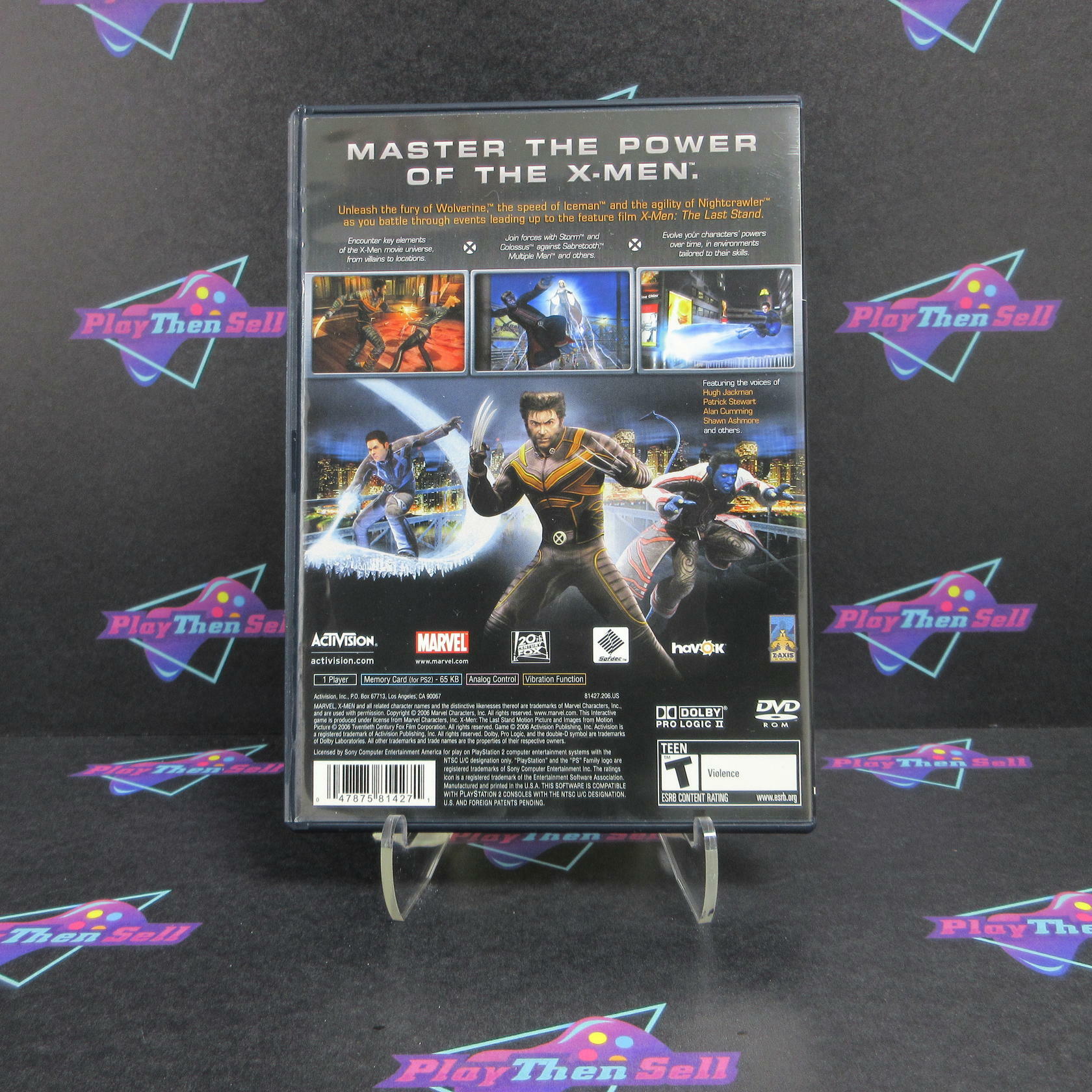 X-Men The Official Game PS2 PlayStation 2 - Like New