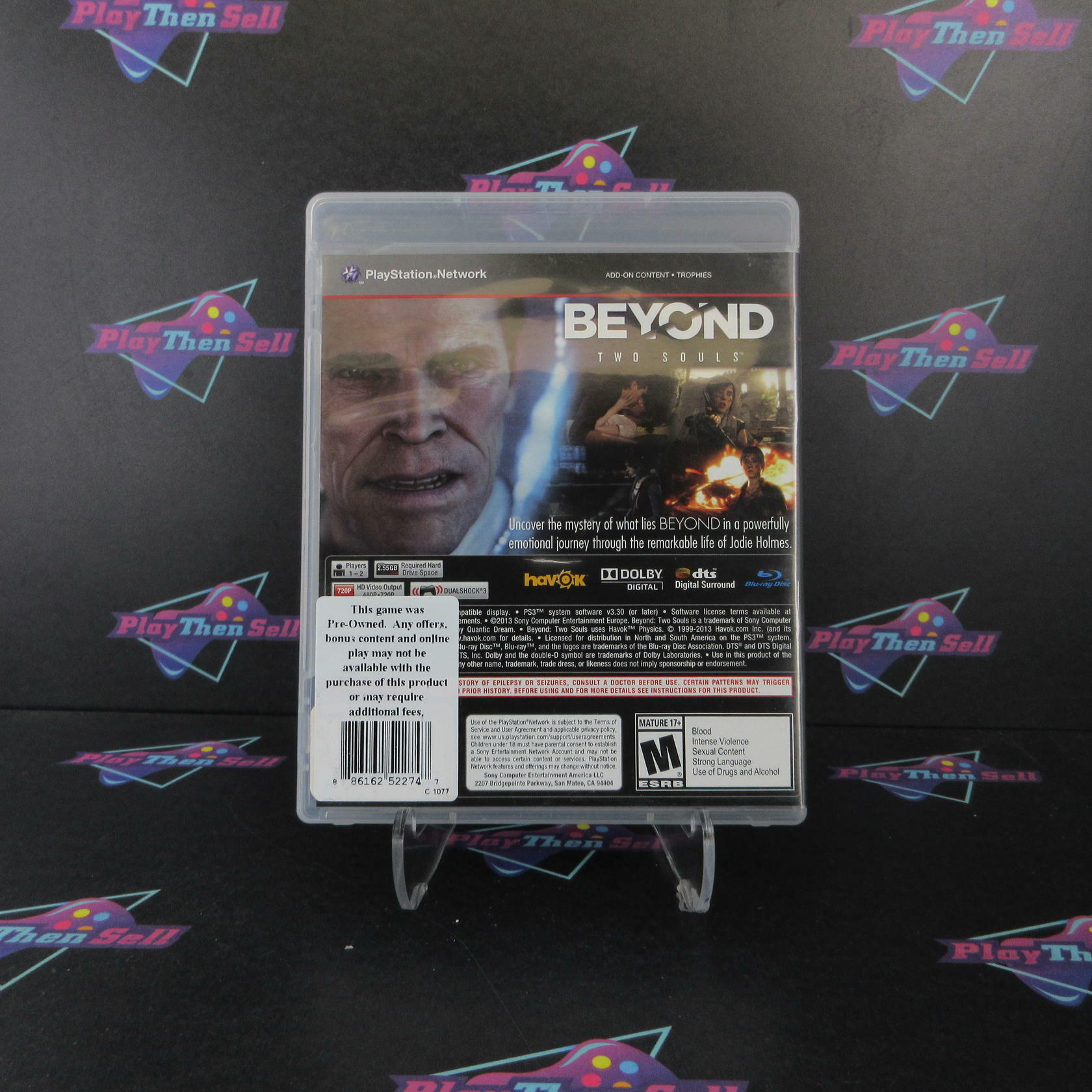 Beyond Two Souls PS3 PlayStation 3 DD - Very Good