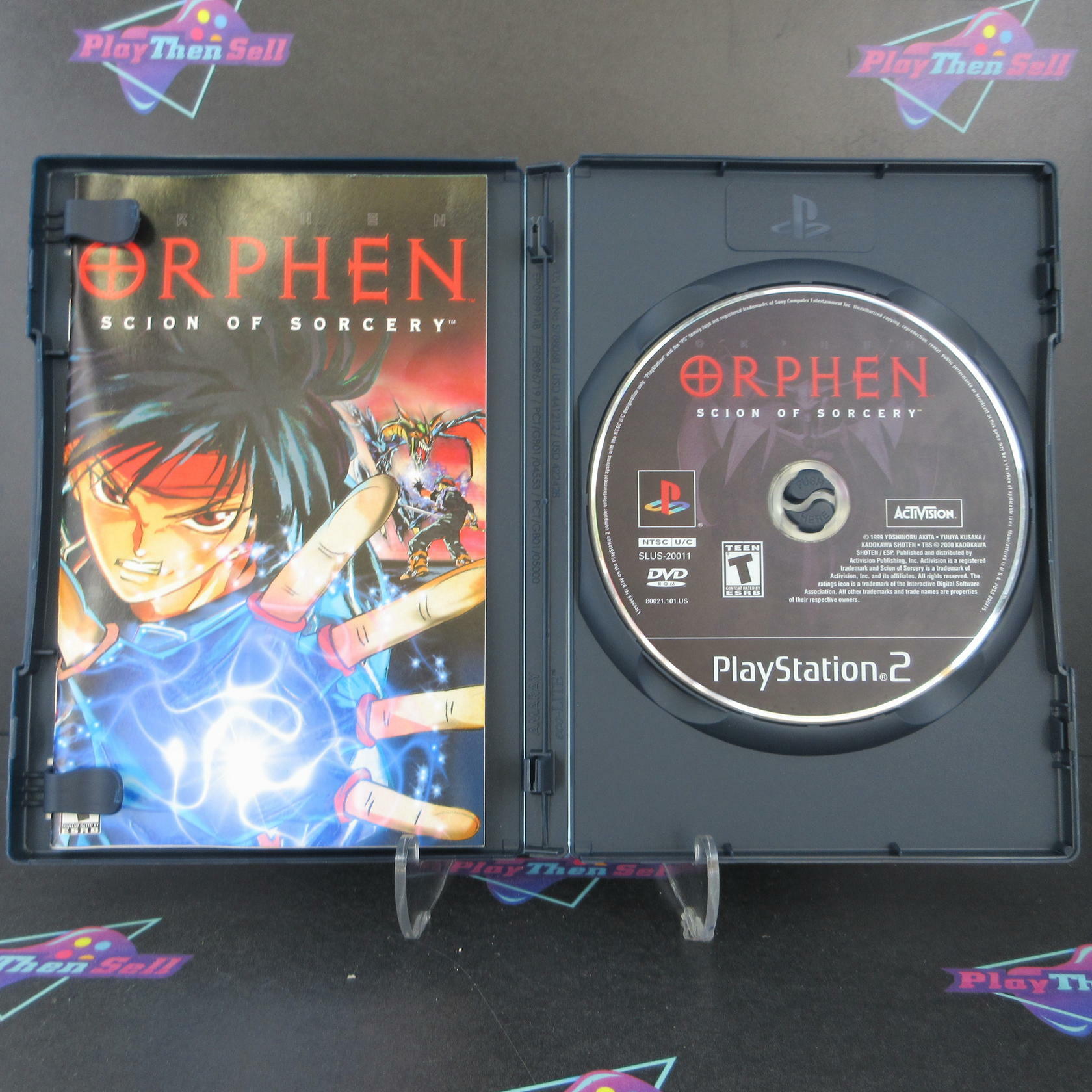 Orphen PS2 PlayStation 2 + Reg Card - Like New