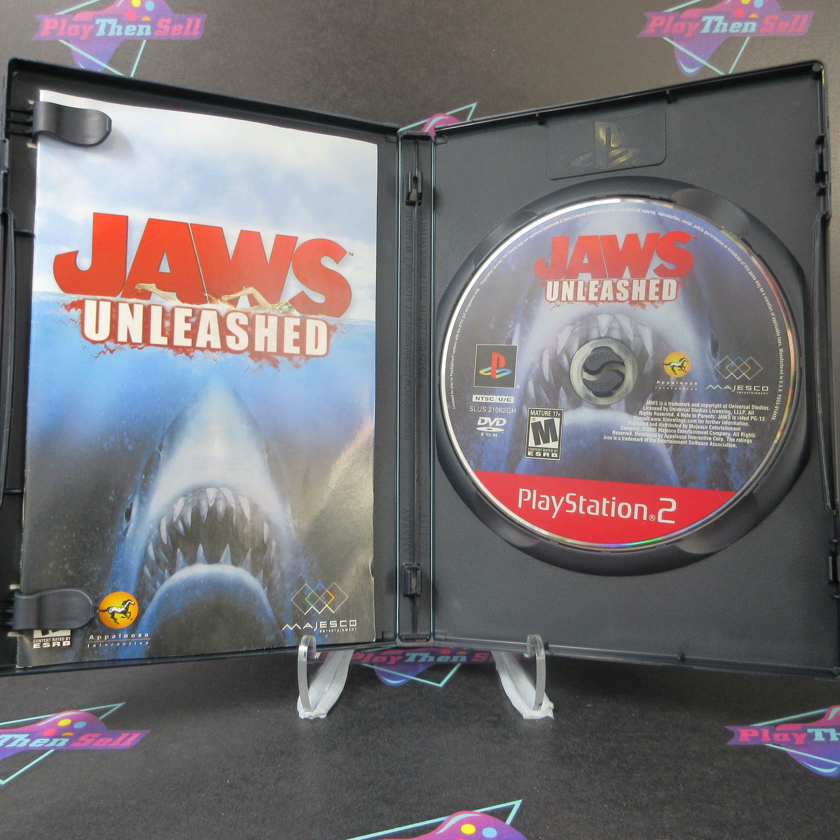 Jaws Unleashed PS2 PlayStation 2 GH Complete - Excellent