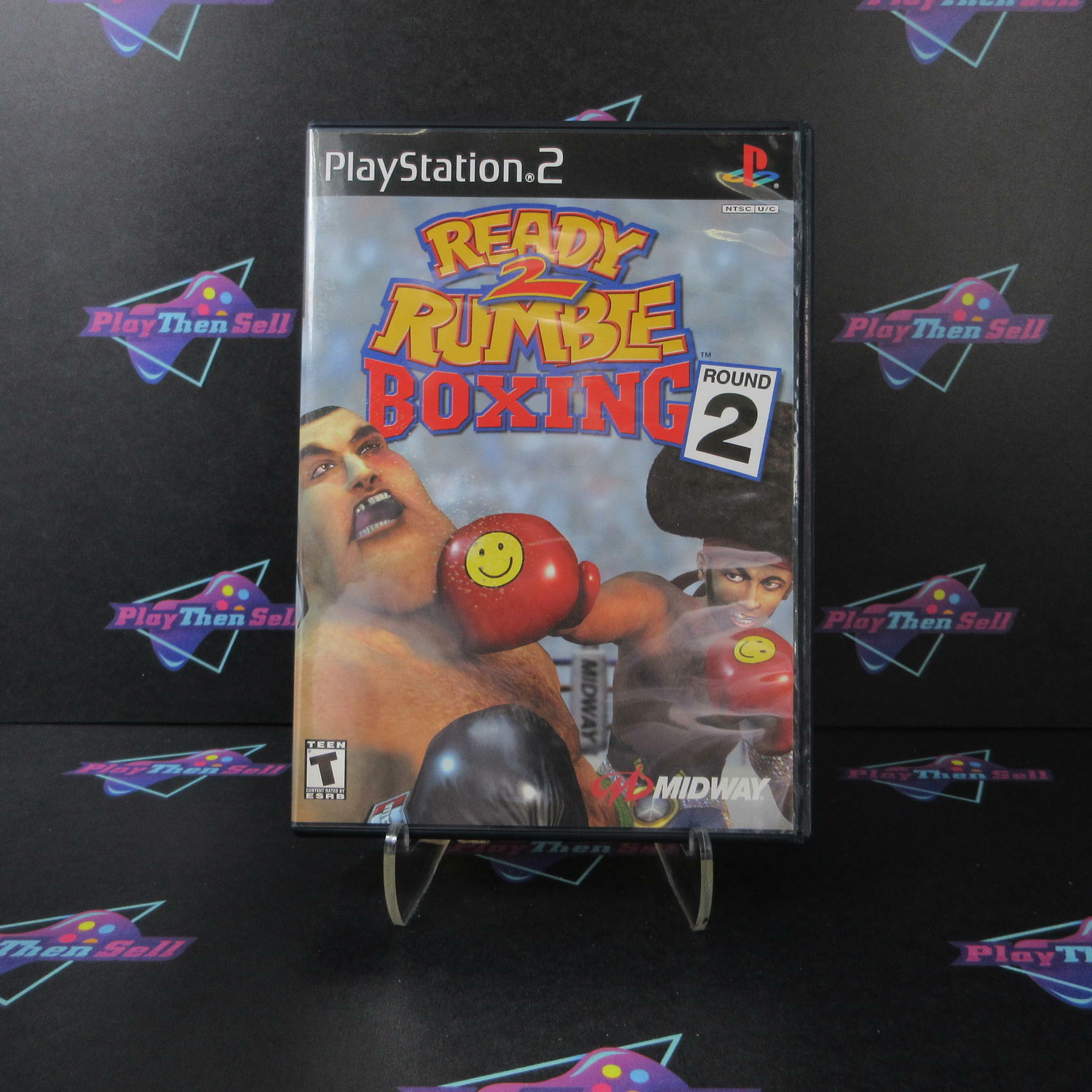 Ready to Rumble Boxing Round 2 PS2 PlayStation 2 + Reg Card - Like New