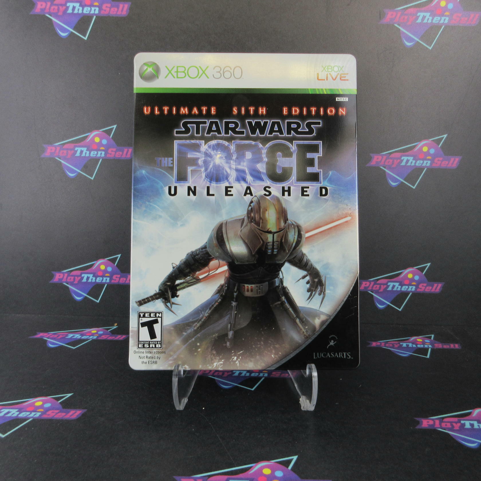 Star Wars The Force Unleashed Ultimate Sith Edition Xbox 360 + Dark Maul Card - Like New