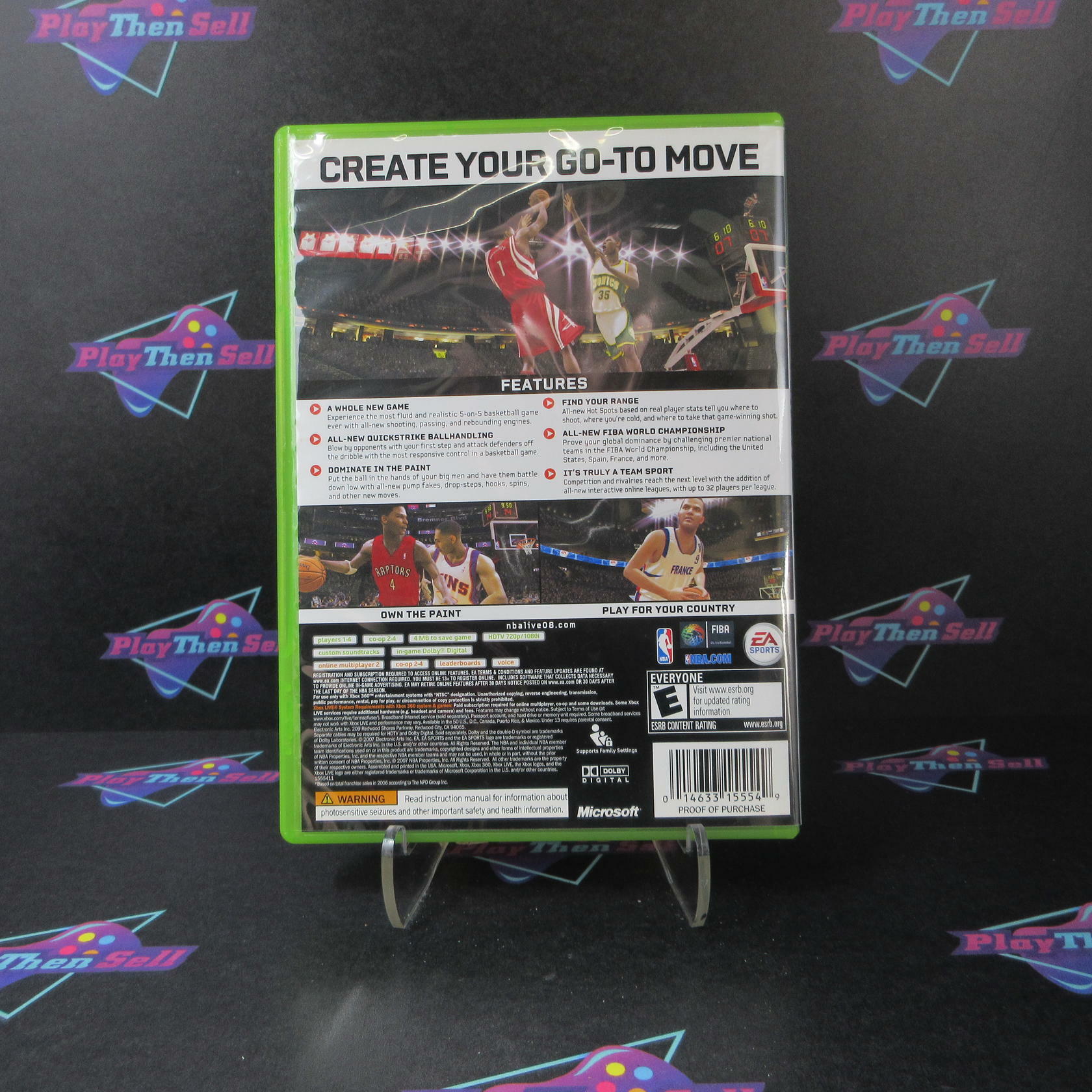 NBA Live 08 - Xbox 360 - Like New