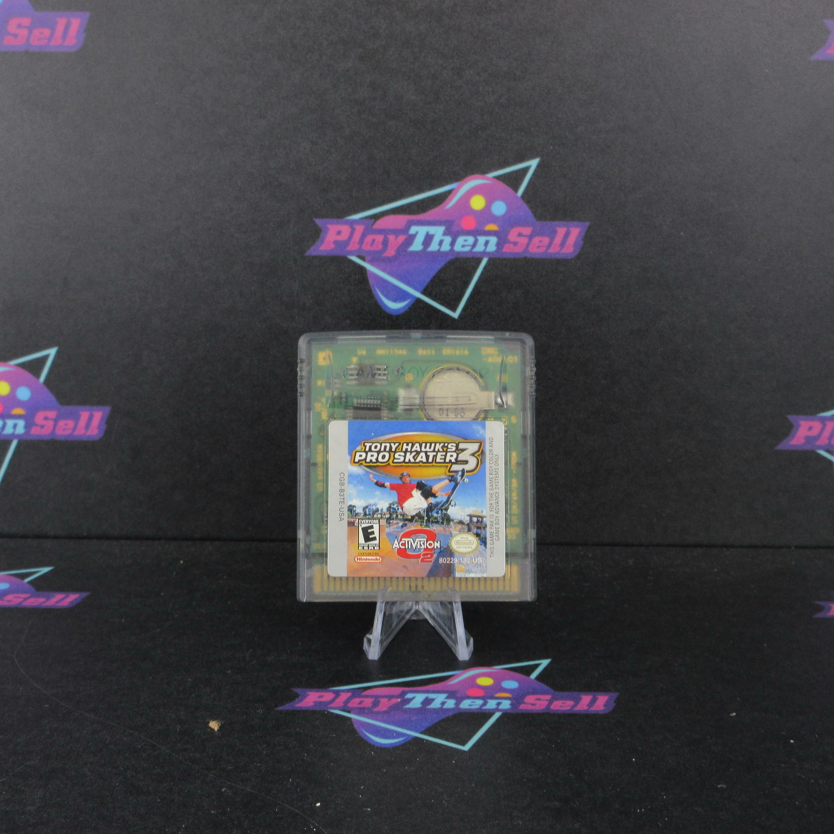 Tony Hawk's Pro Skater 3 Nintendo Gameboy Cart Only Authentic / Tested - Very Good