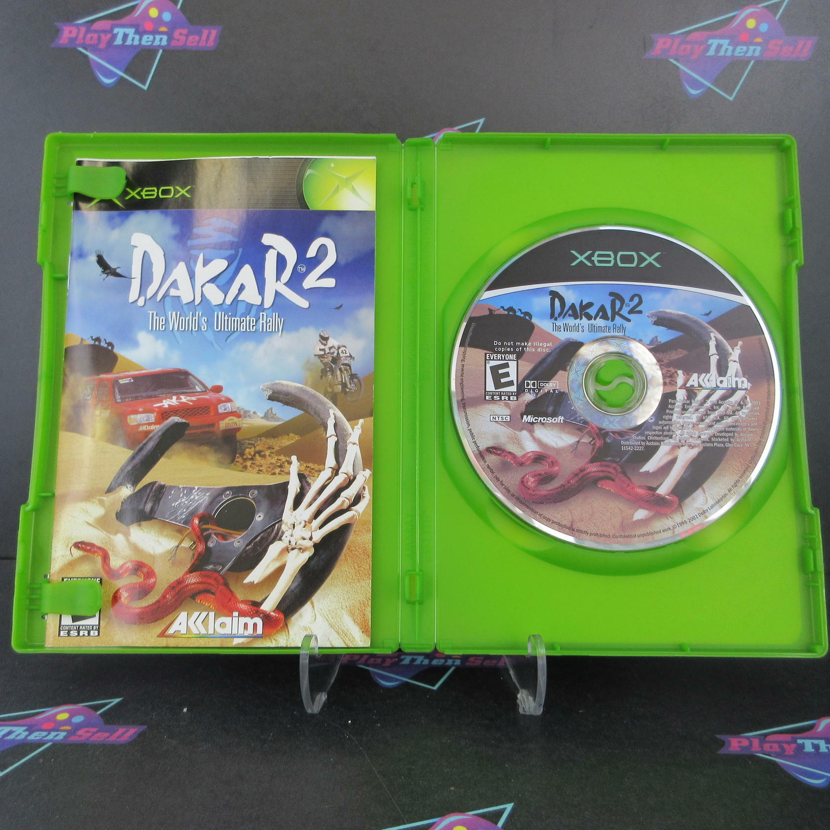 Dakar 2 The World's Ultimate Rally Xbox + Reg Card - Like New