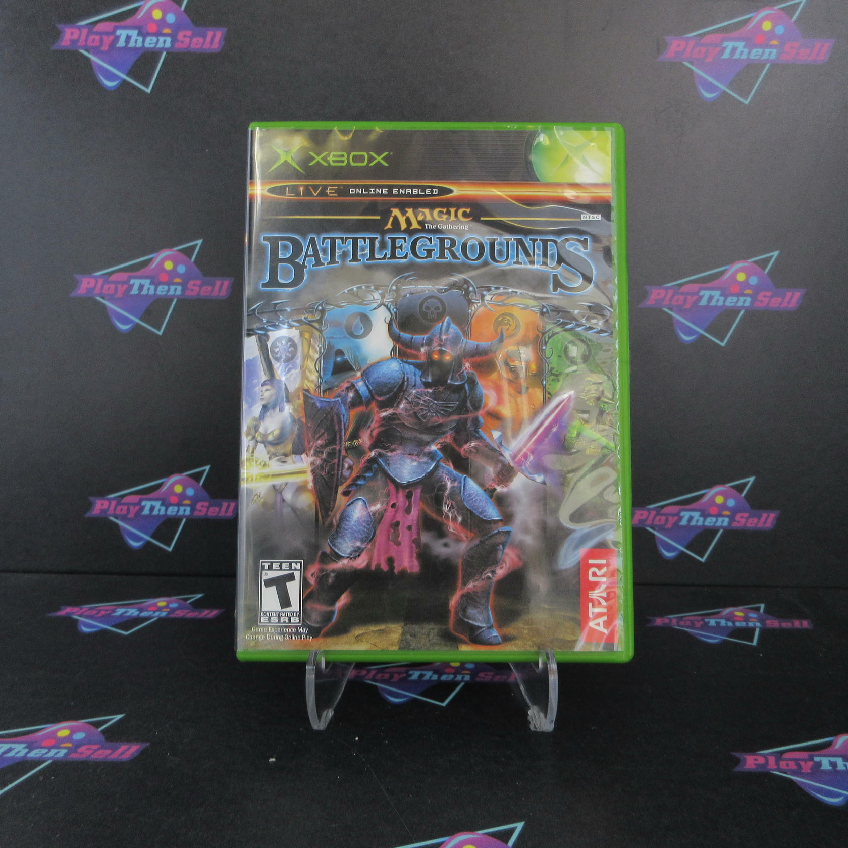 Magic the Gathering Battlegrounds Xbox + Stickers - Like New