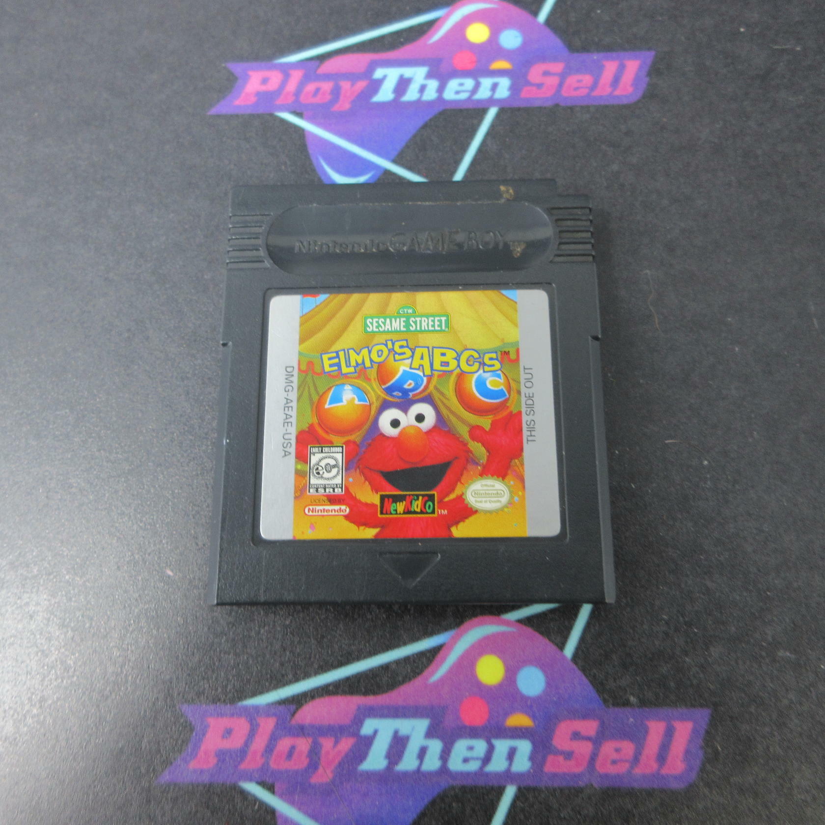 Sesame Street Elmo's ABCs Nintendo Gameboy Color Cart Only - Very Good