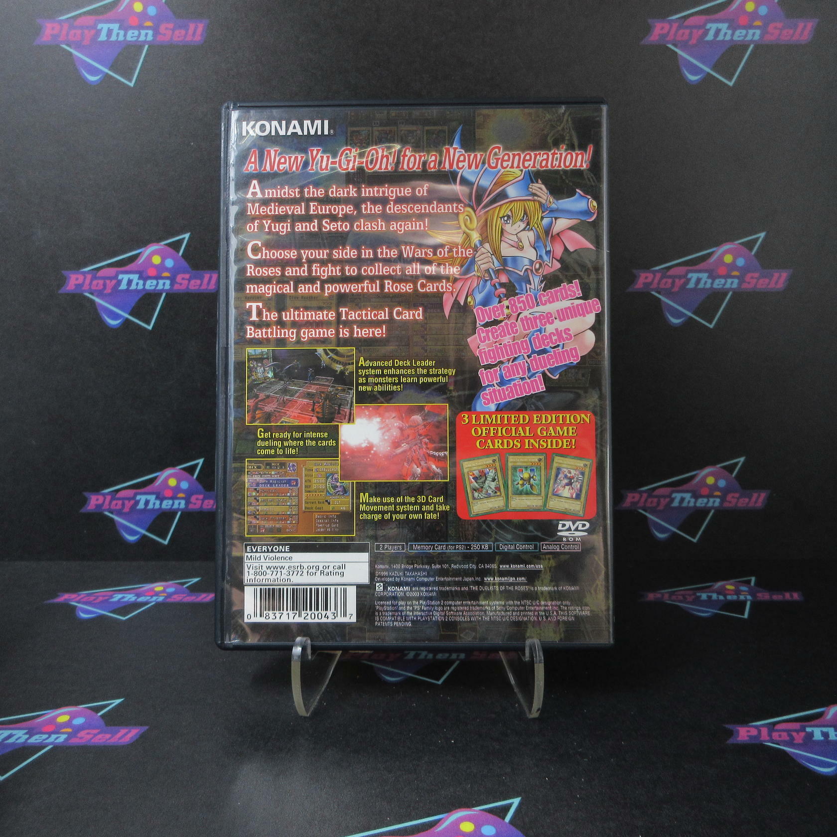 Yu Gi Oh Duelists of the Roses PS2 PlayStation 2 - Very Good