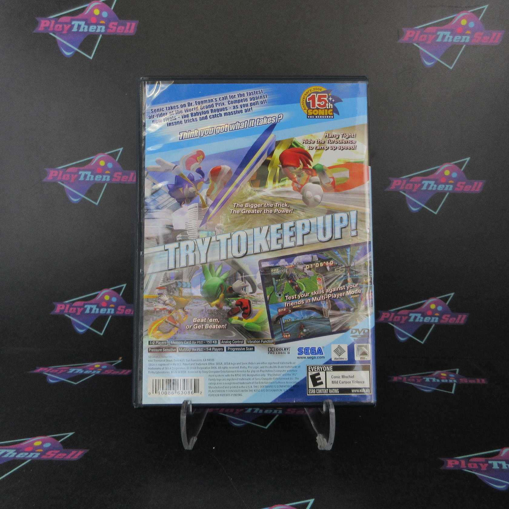Sonic Riders PS2 PlayStation 2 - Very Good