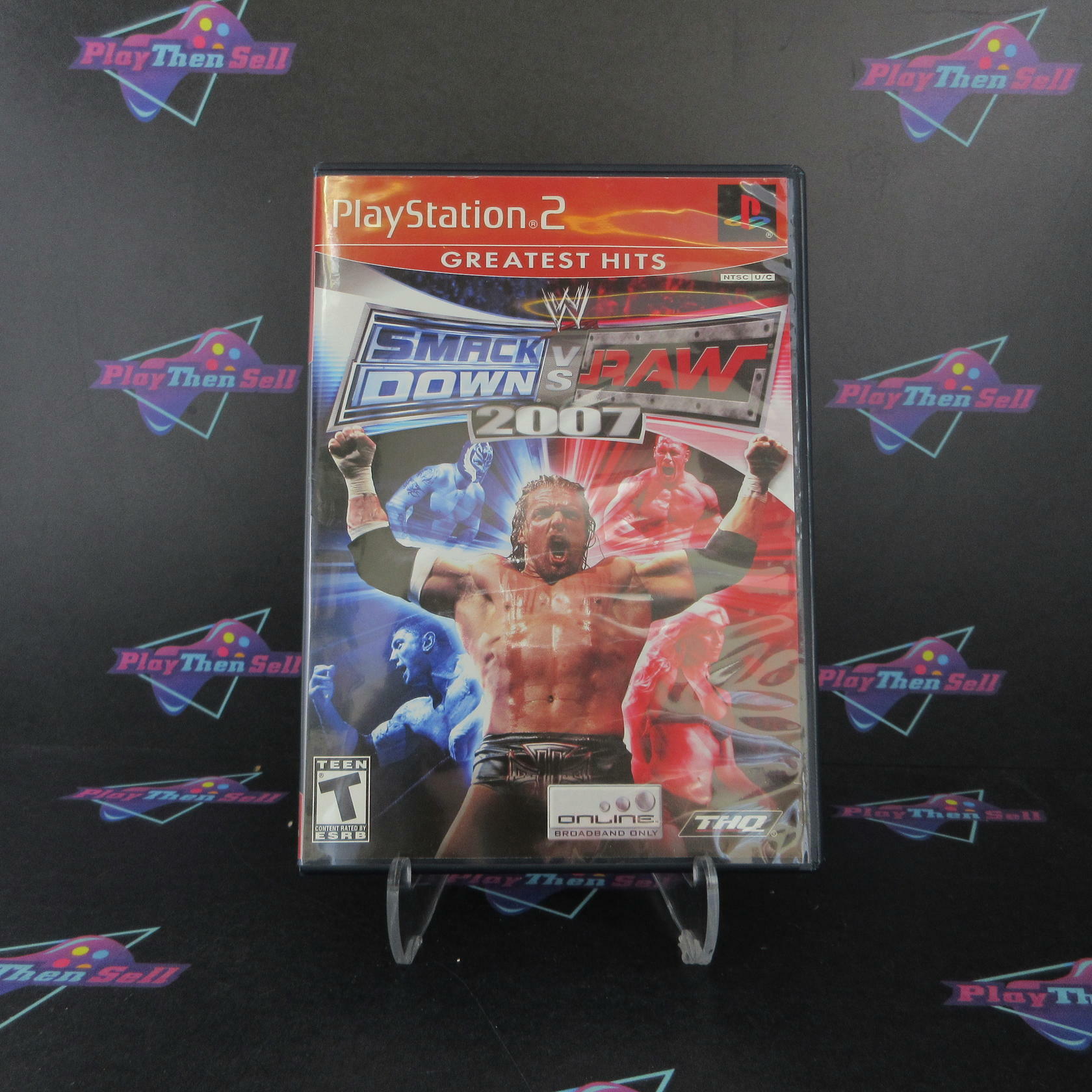 WWE SmackDown vs Raw 2007 PS2 PlayStation 2 GH - Very Good