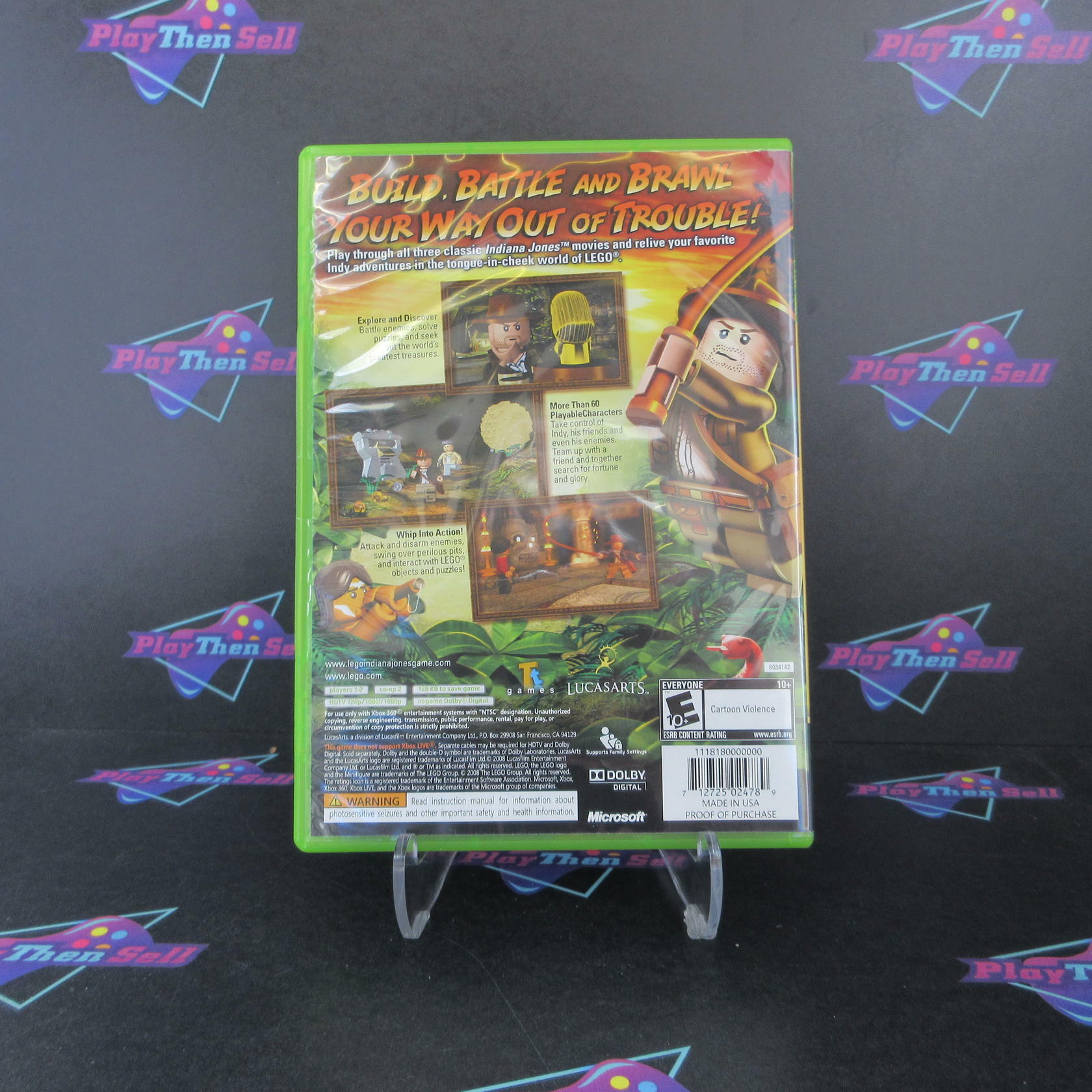 Lego Indiana Jones The Original Adventures Xbox 360 PH Disc - Like New