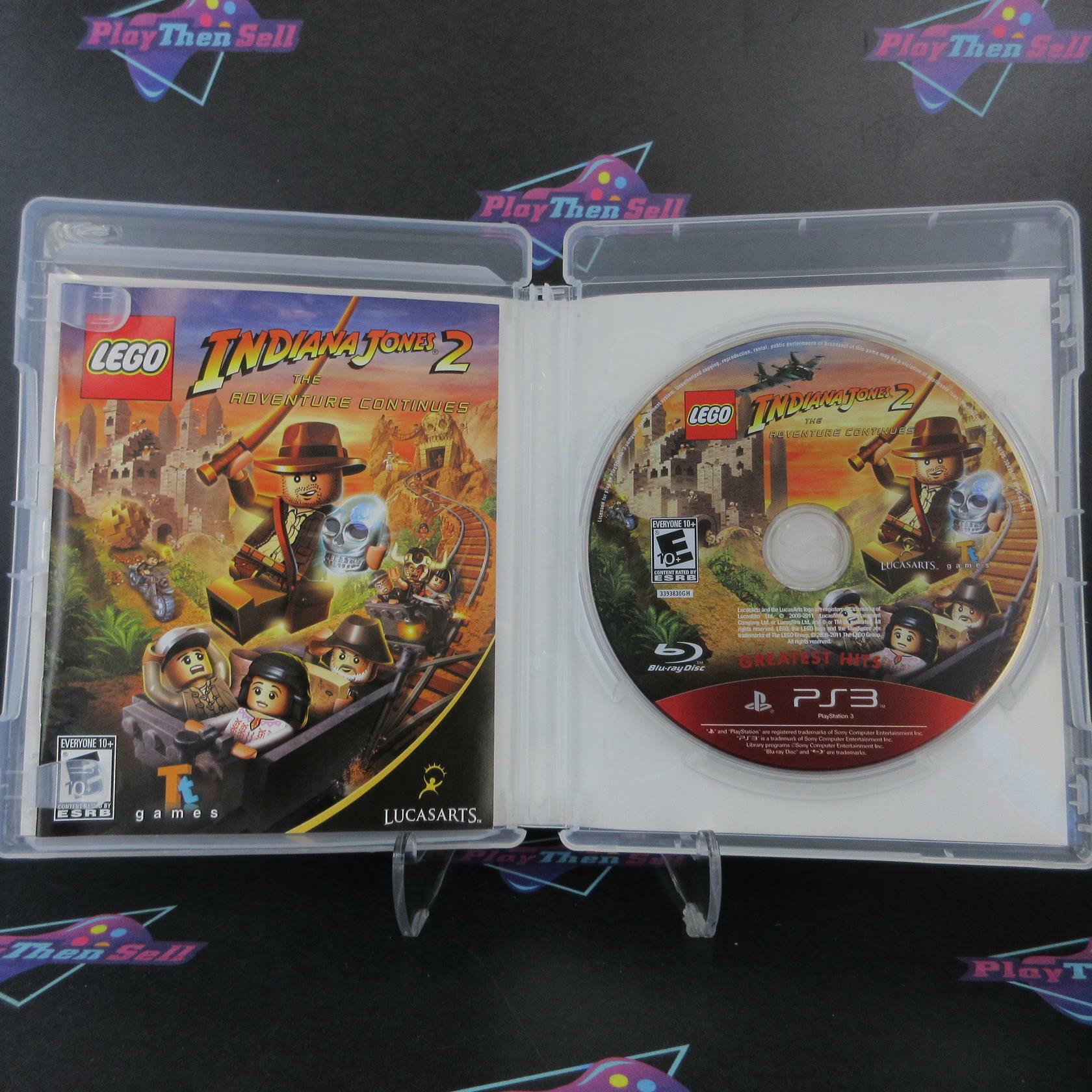 LEGO Indiana Jones 2 The Adventure Continues PS3 PlayStation 3 GH - Like New